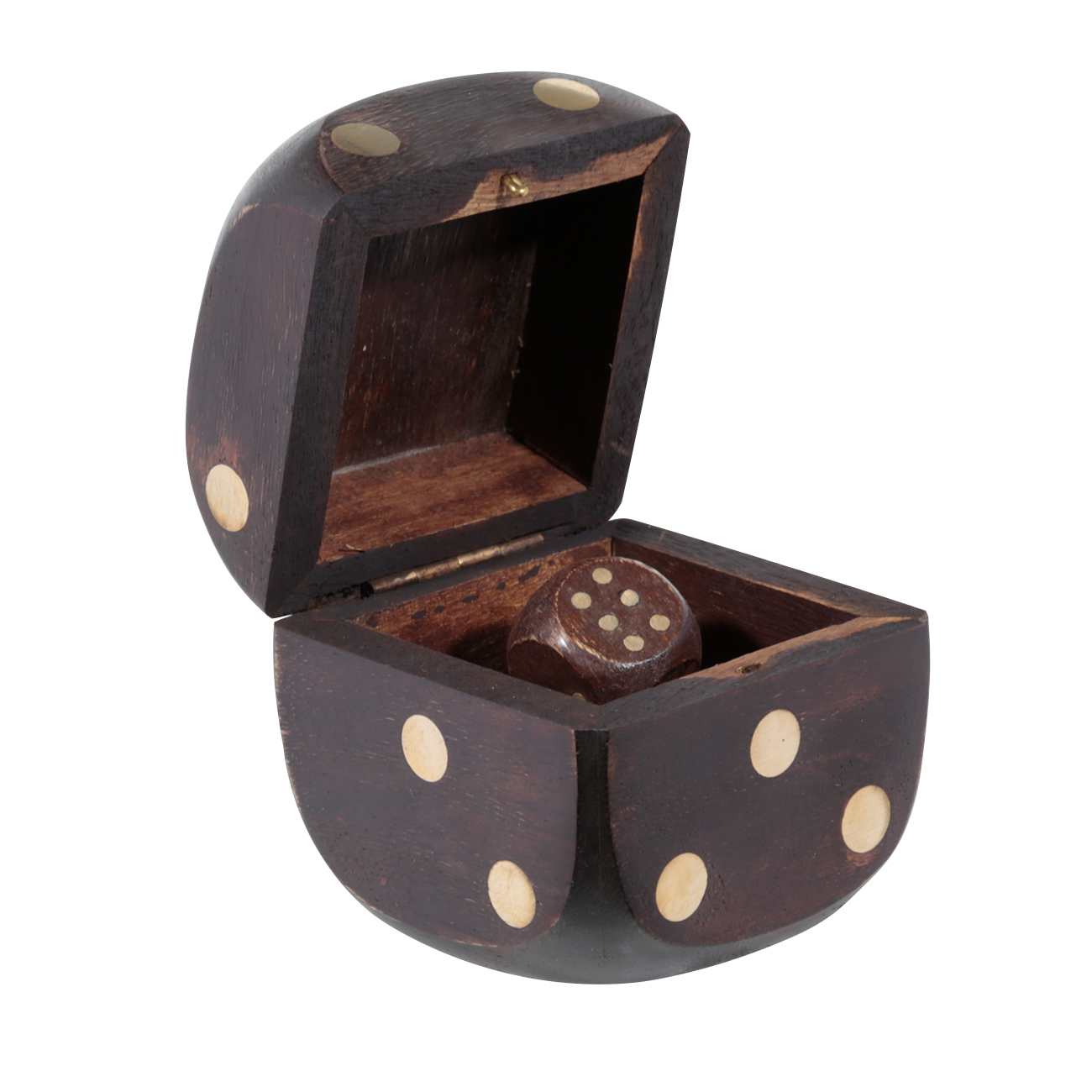 

Кости игральные, 2 см, 5 шт, в коробке, дерево, Hobby