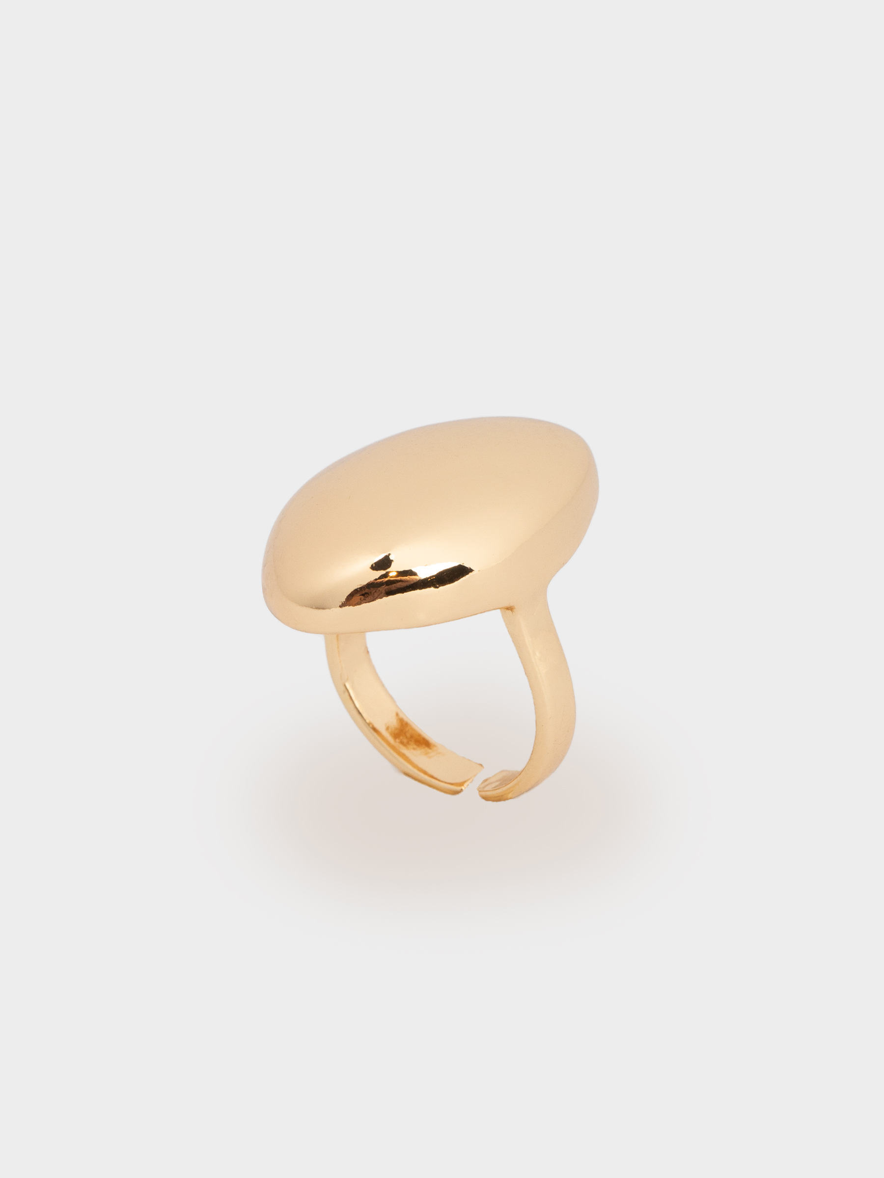 Кольцо, 2 см, единый размер, металл, золотистое, Jewelry, image-0