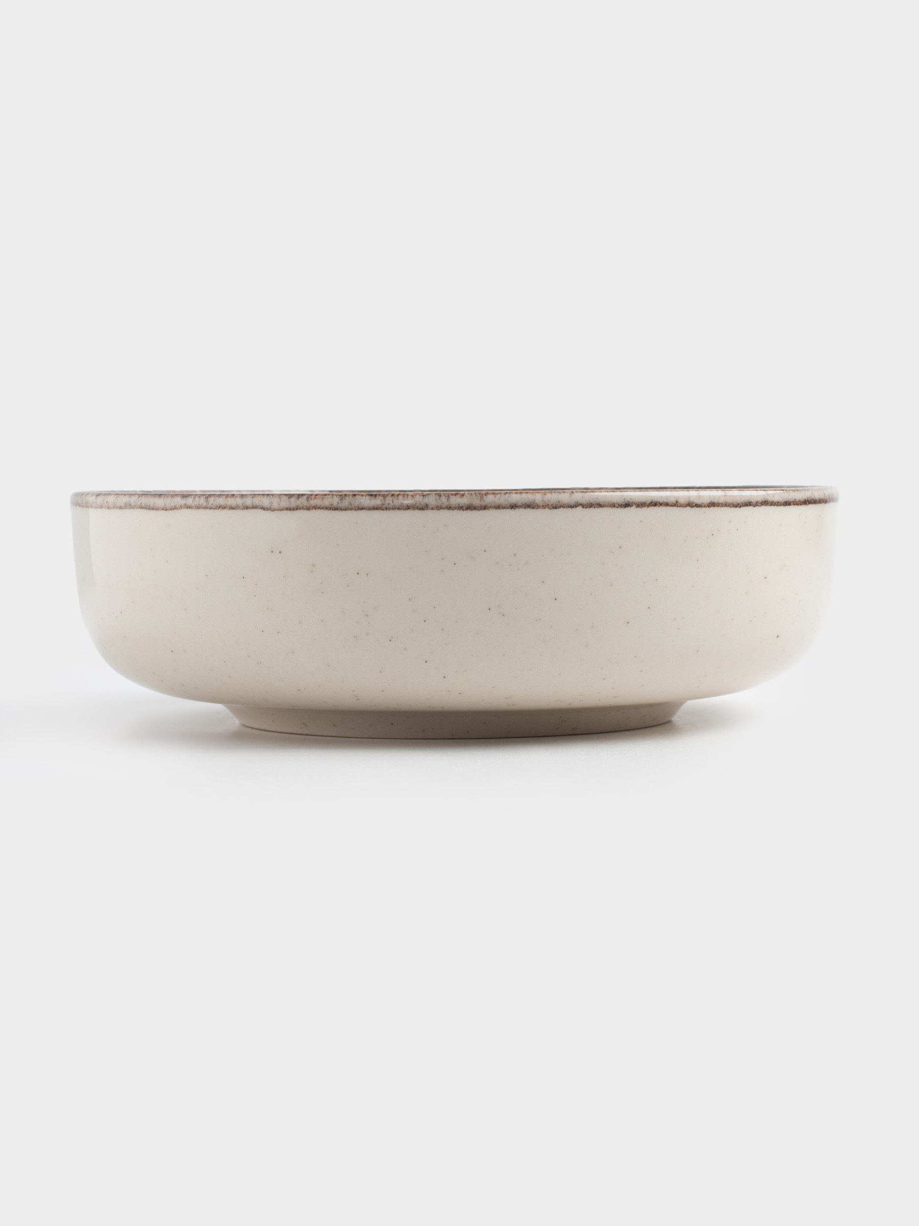 Салатник, 15х5 см, 500 мл, 2 шт, керамика, бежевая, в крапинку, Speckled glaze, image-3