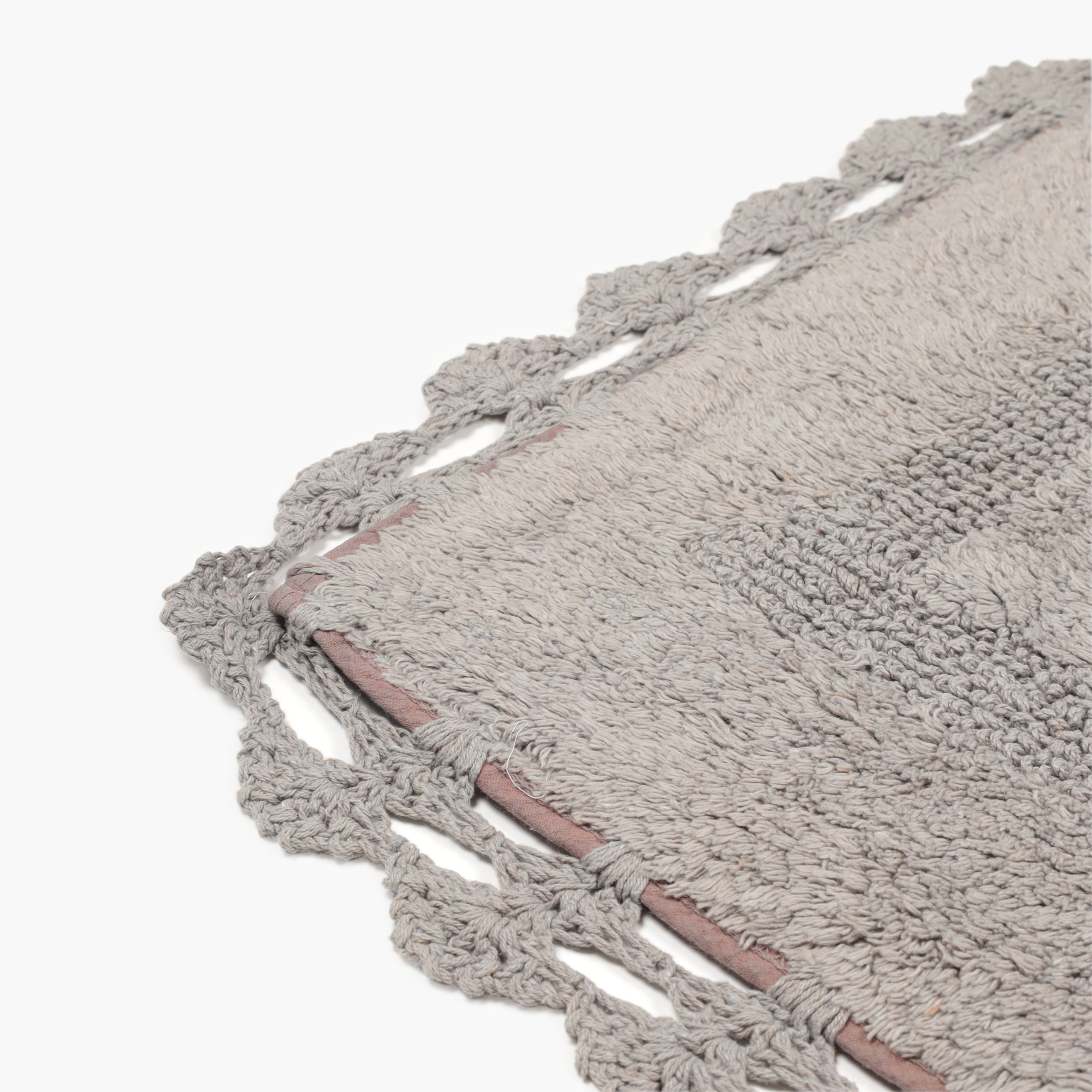 Коврик, 50х80 см, хлопок, серый, Кружево, Knit изображение № 3