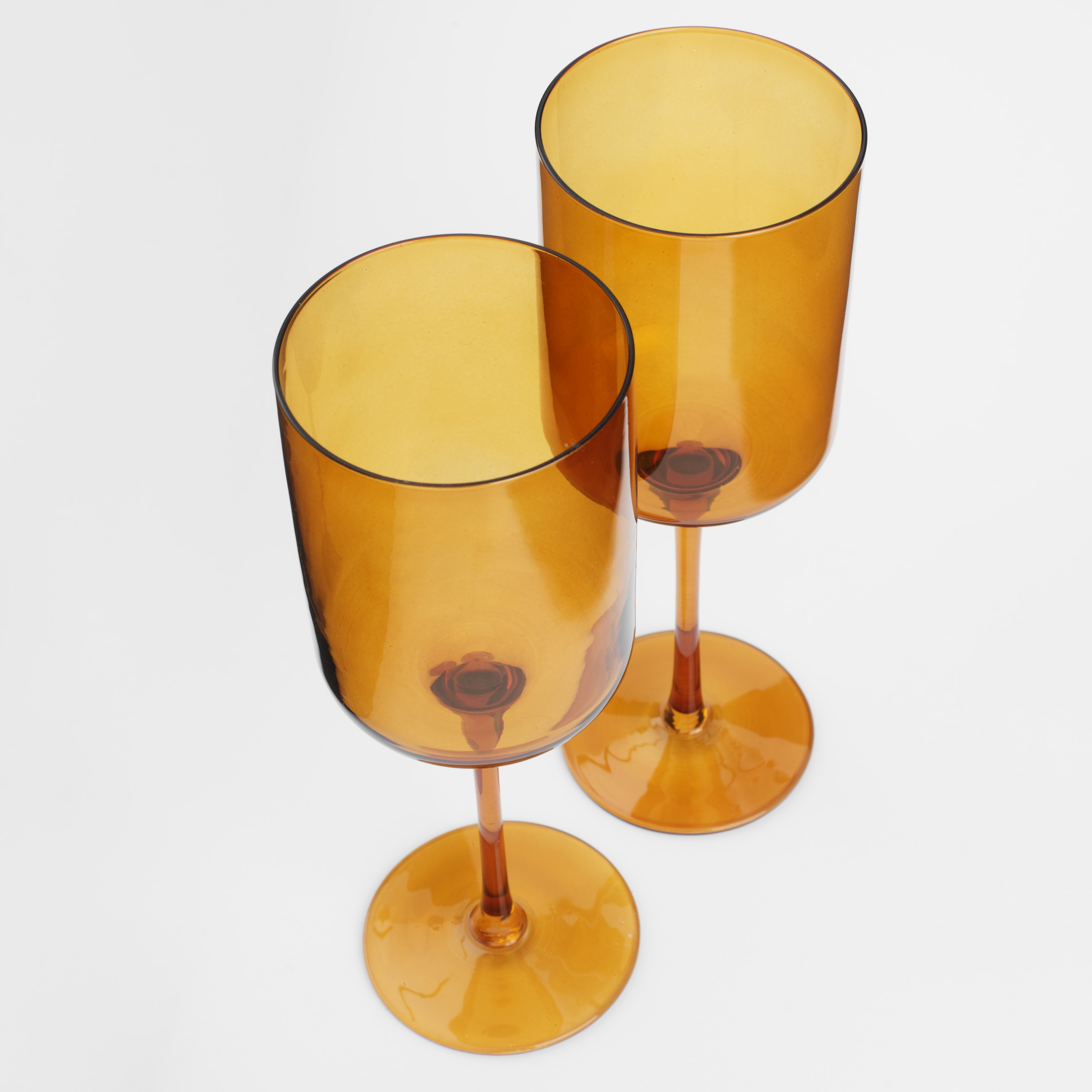 Бокал для вина, 360 мл, 2 шт, стекло, янтарный, Clear color изображение № 5
