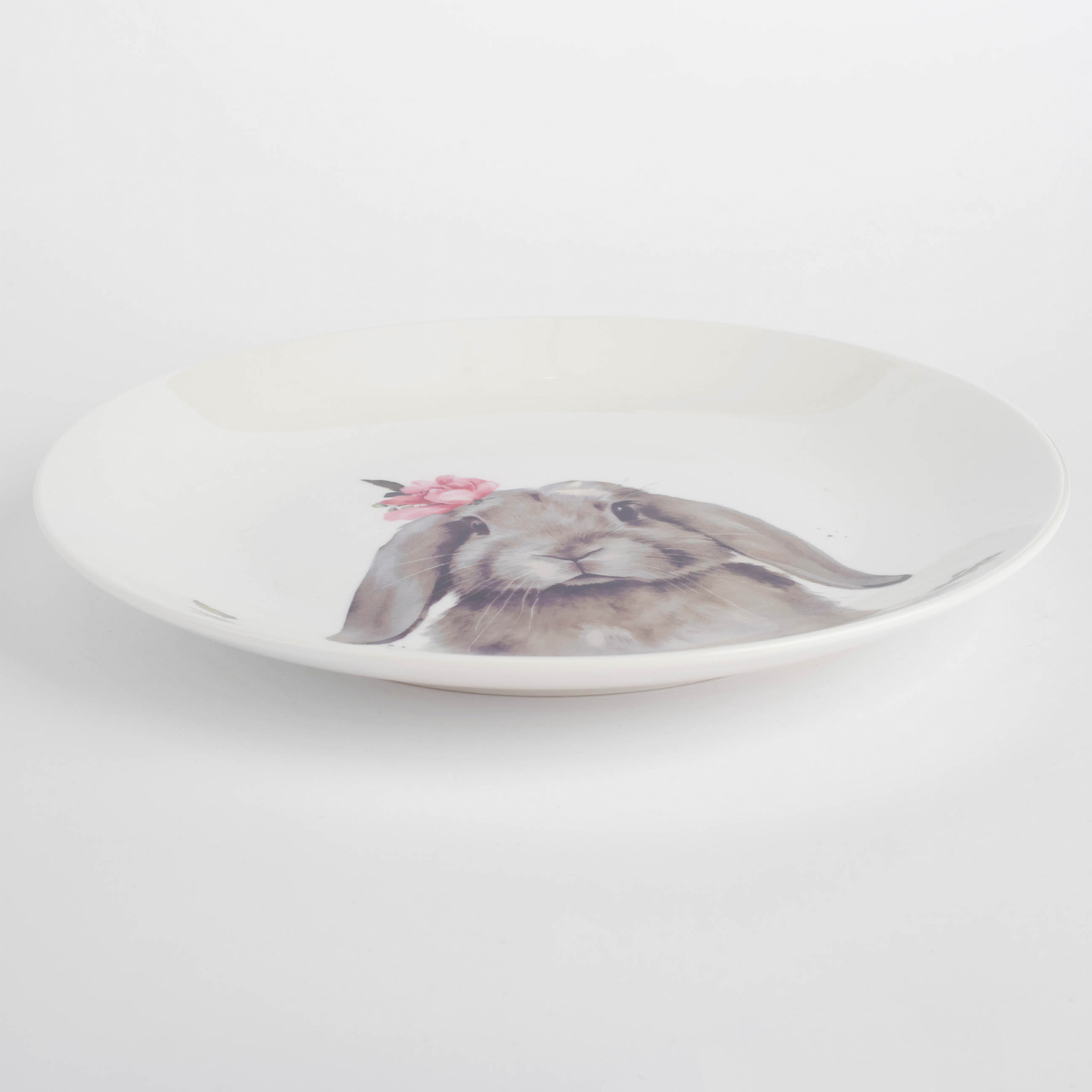 Тарелка закусочная, 23 см, фарфор N, Кролик c цветами, Pure Easter         изображение № 3