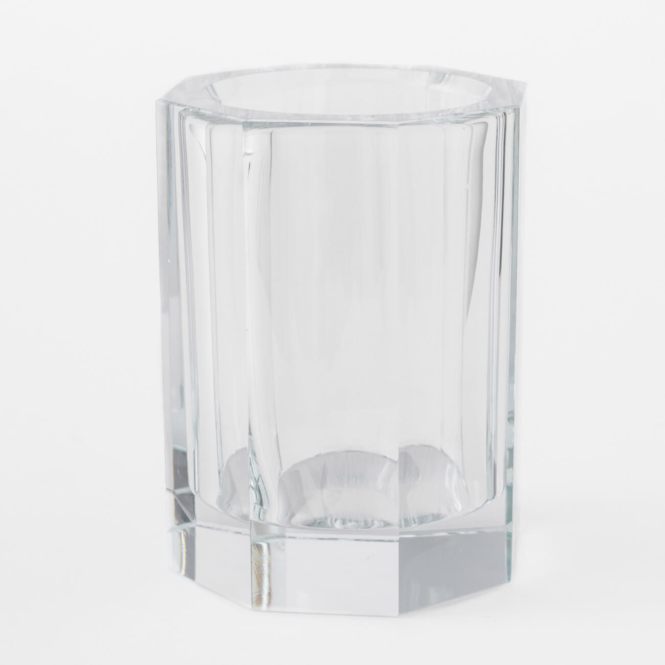 

Стакан для ванной комнаты, 10 см, стекло, Lux crystal