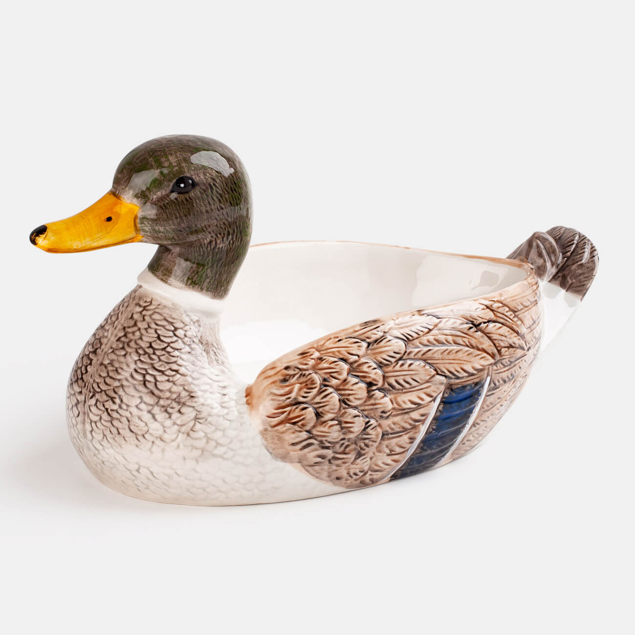 

Блюдо глубокое, 33х19 см, керамика, Утка, Duck