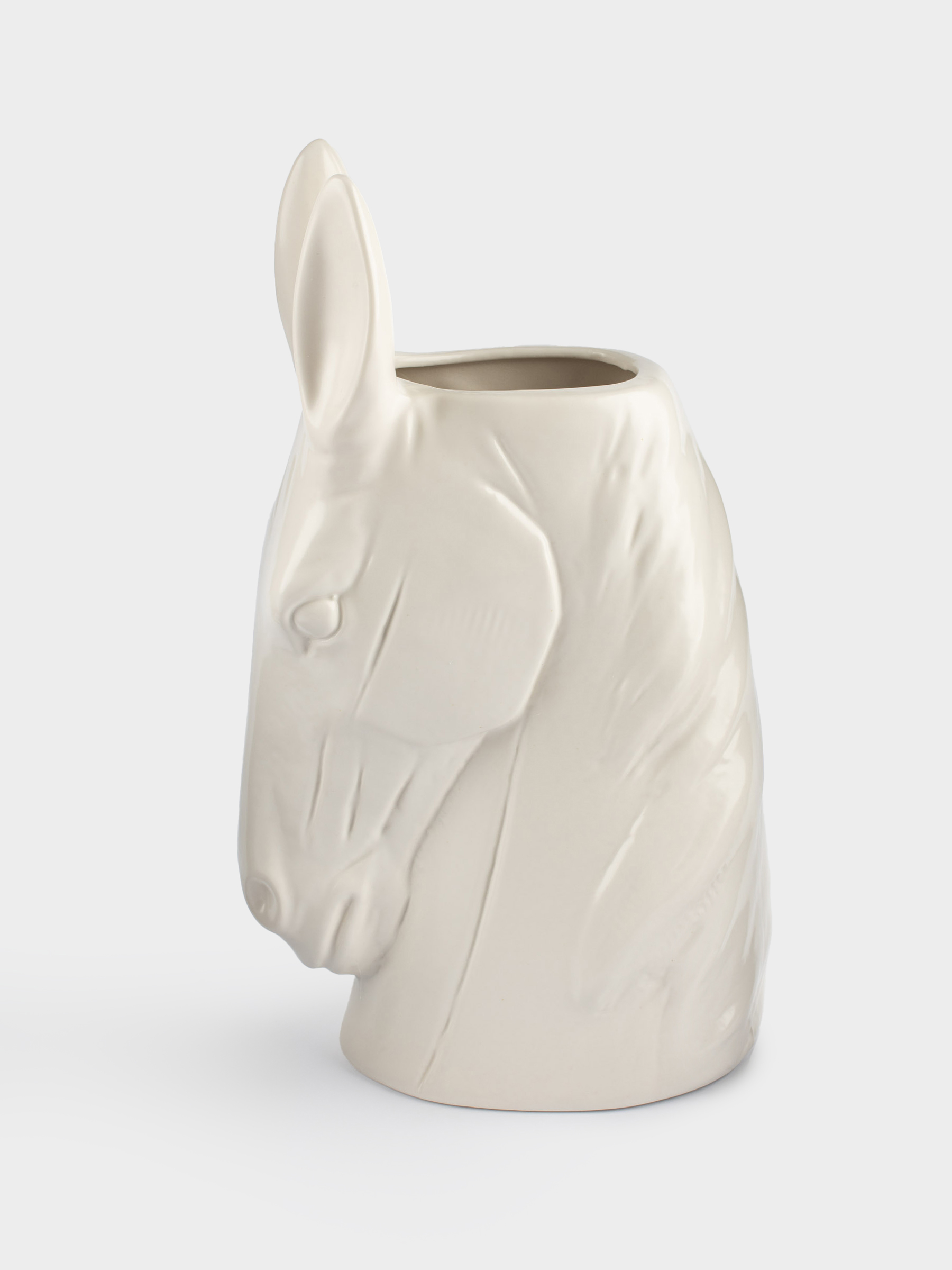 Ваза для цветов, 25 см, декоративная, фарфор P, белая, Конь, Horse white, image-1