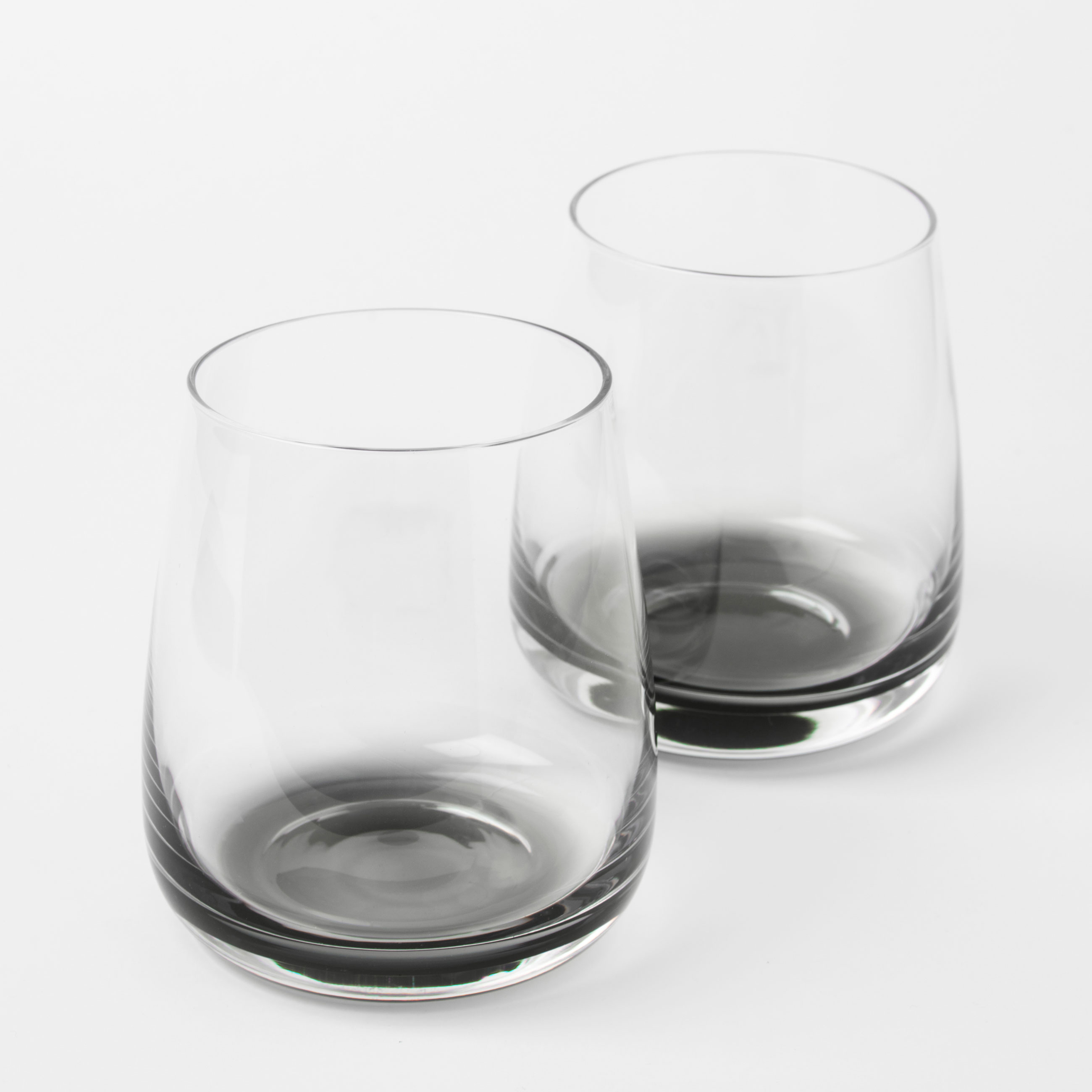 Стакан для виски, 10 см, 360 мл, 2 шт, стекло, серый градиент, Stone color изображение № 4