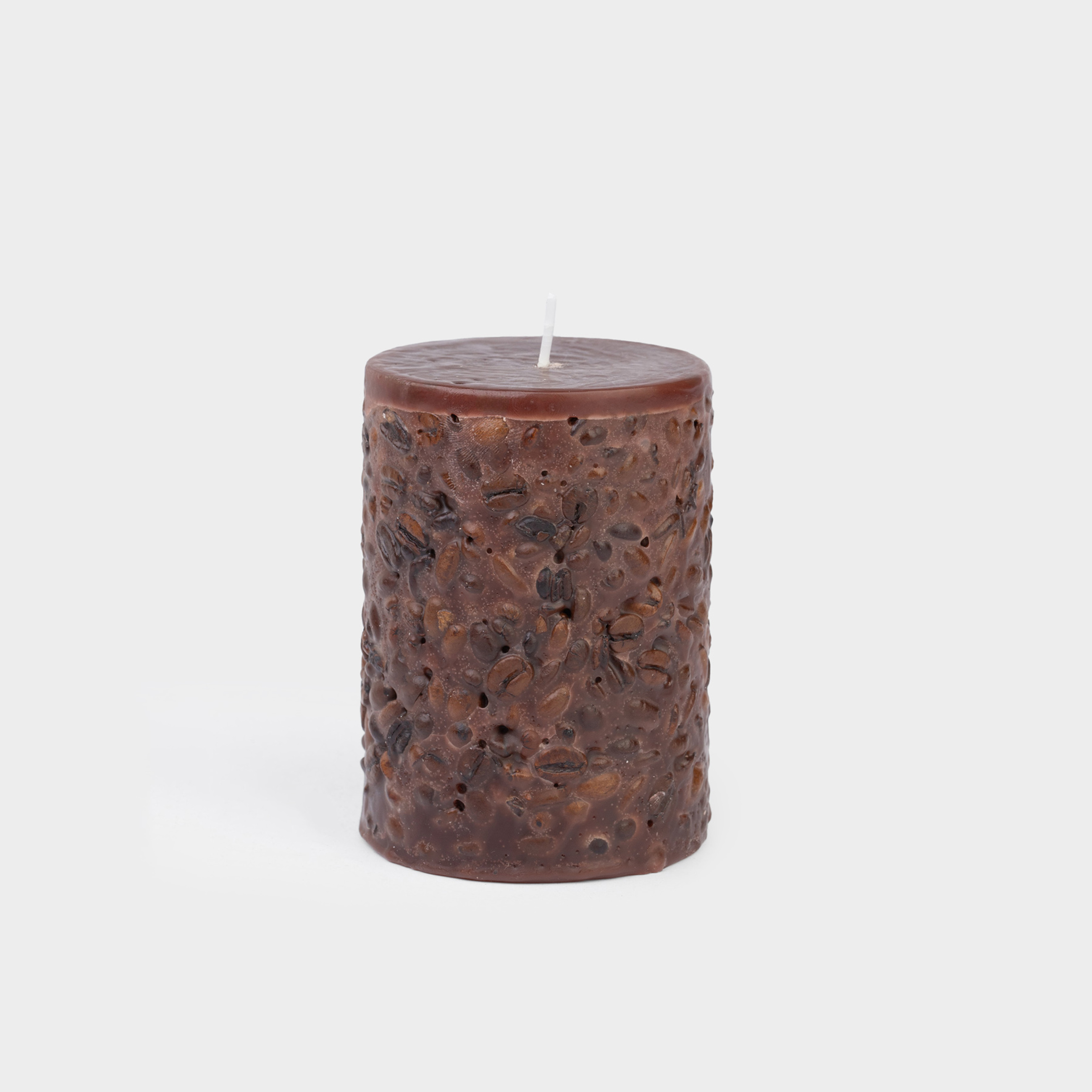 Свеча, 8x10 см, цилиндрическая, Кофе, Coffee candle