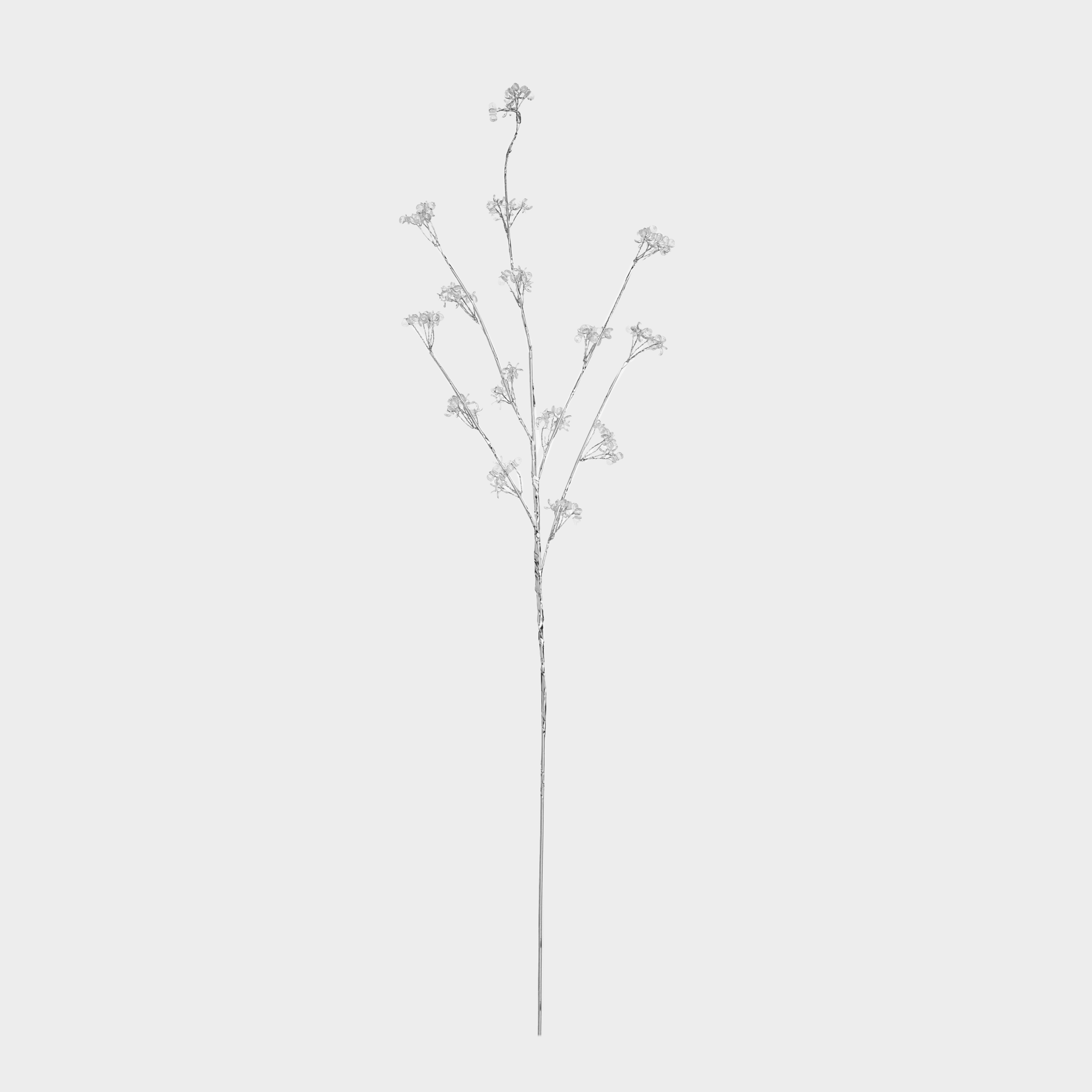 Ветка декоративная 60 см акрилбумага Кристальные цветы Crystal decor 495₽