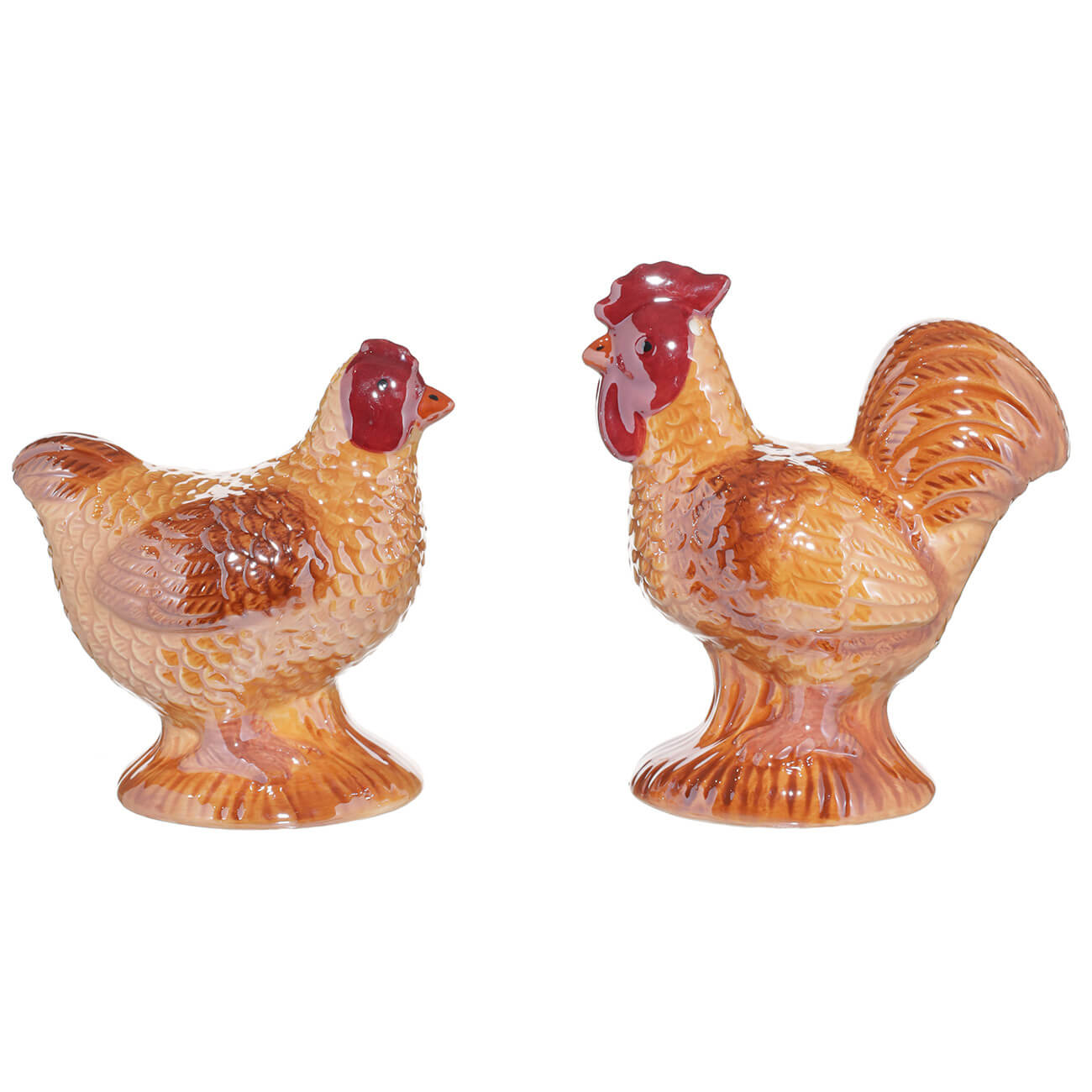 

Набор для соли и перца, 11 см, керамика, Петух и курица, Natural Easter