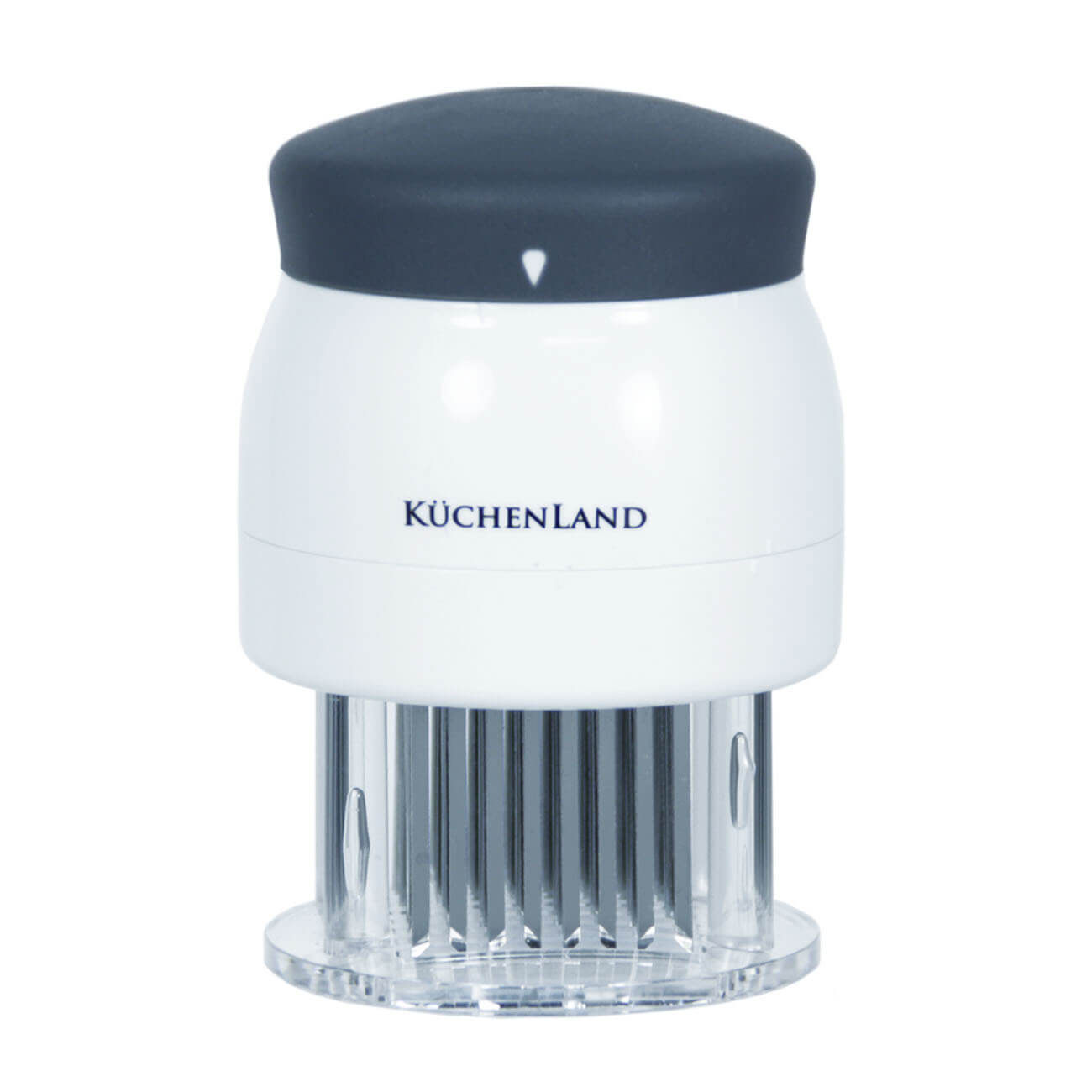 Kuchenland Тендерайзер, 8х11 см, 72 лезвия, сталь/пластик, белый, Grinding