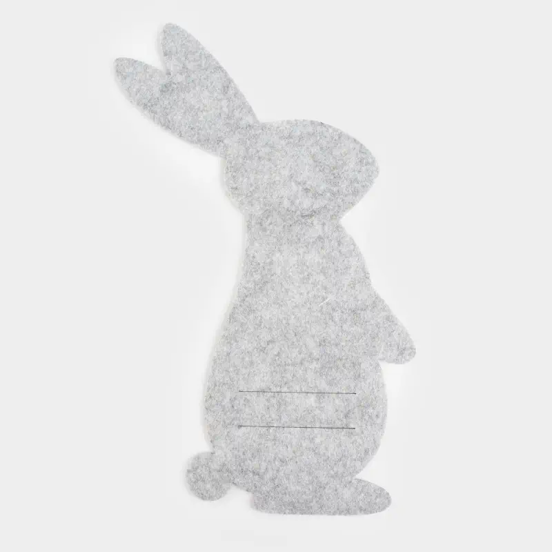 Карман для столовых приборов, 30х19 см, фетр, молочный, Кролик, Felt mat, image-0