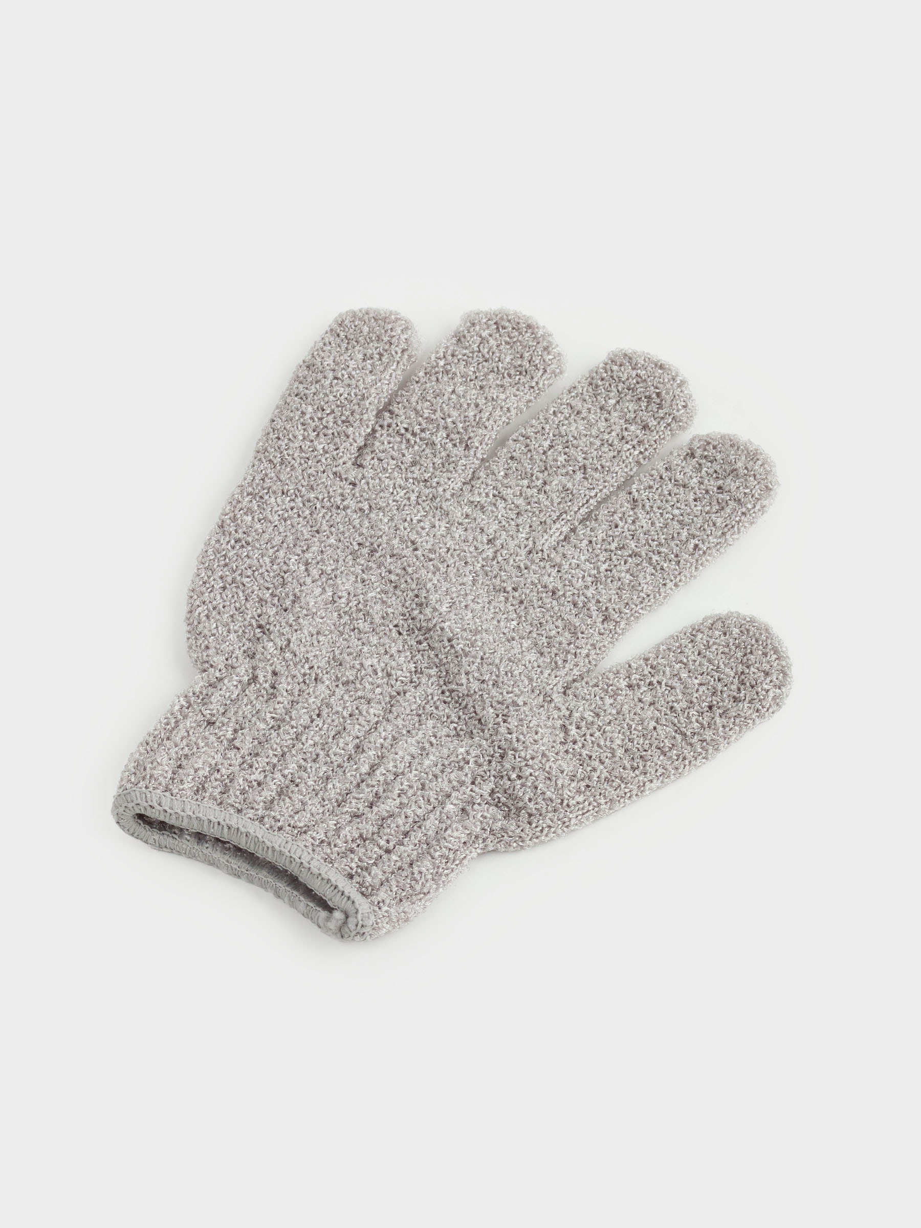 Перчатка для мытья тела, 19 см, 2 шт, нейлон, серая, Gentle spa, image-2