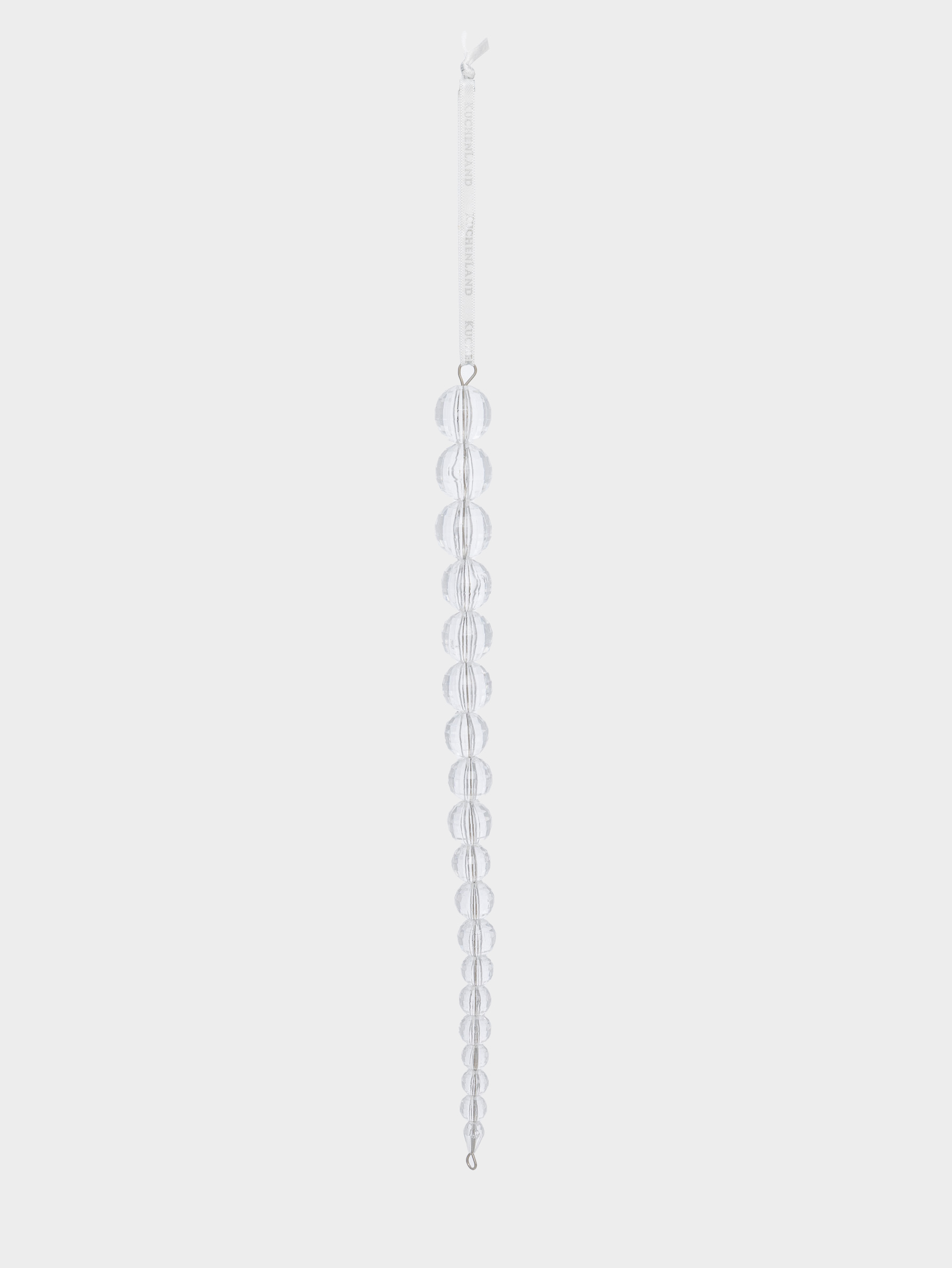 Игрушка елочная, 27 см, пластик, Бусины, Ice crystal, image-1