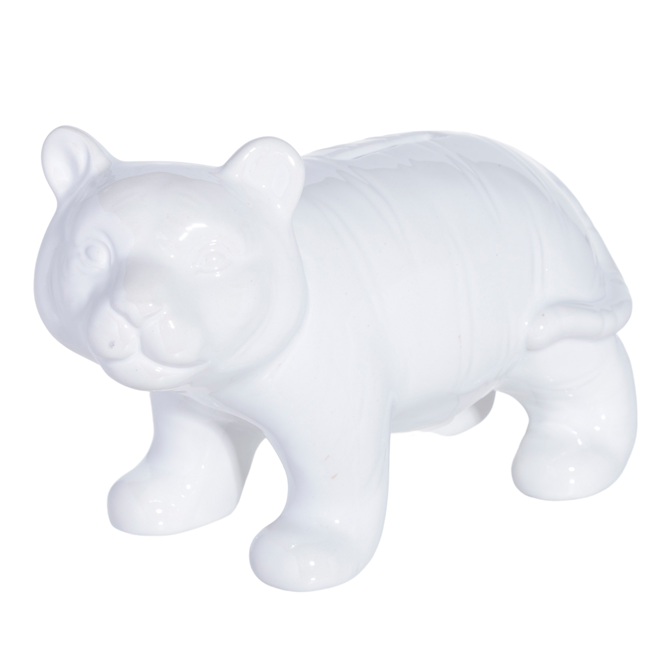 

Копилка, 19х12 см, керамика, белая, Тигр, Tiger