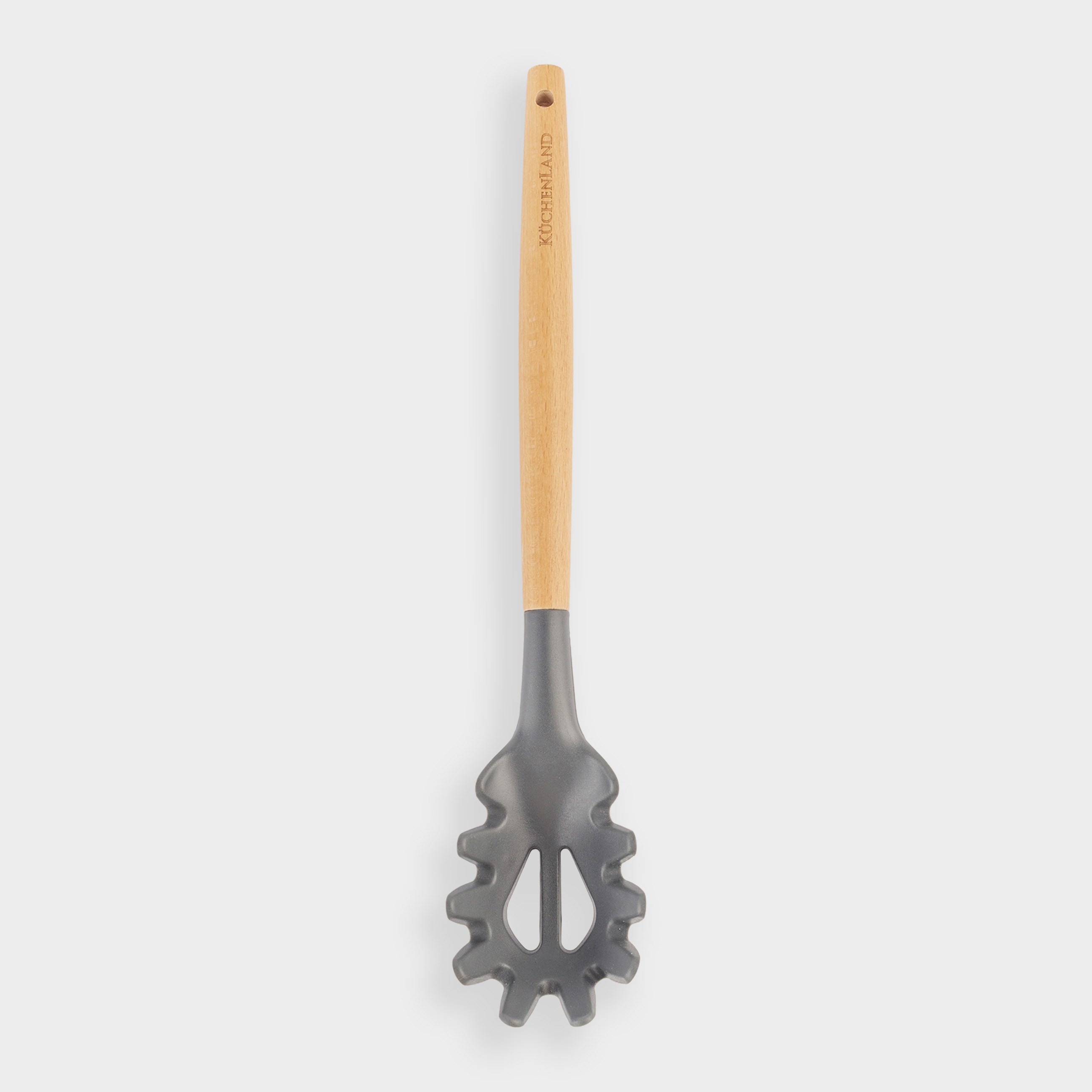 Ложка для спагетти 31 см силикондерево серая Weekend 299₽