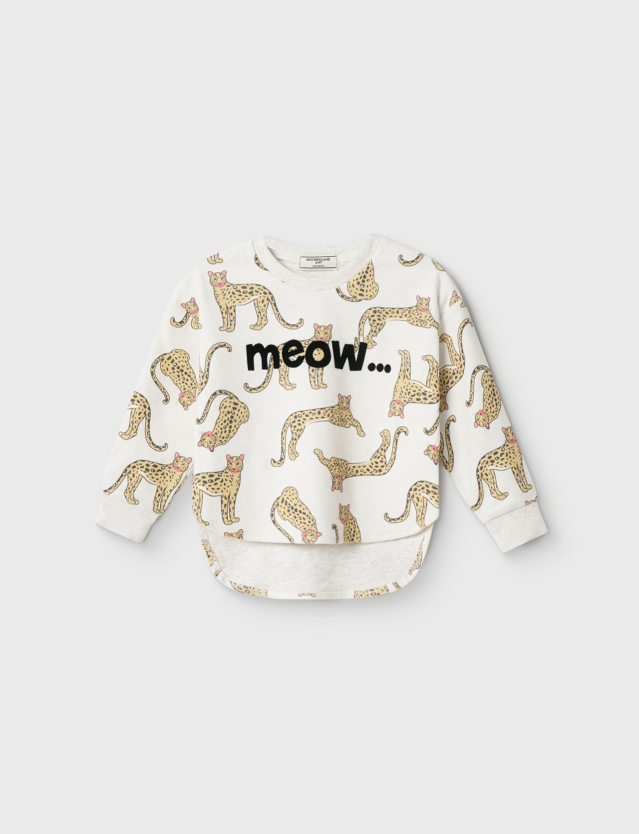 Свитшот детский, для девочек, молочный, Kaiza, image-5