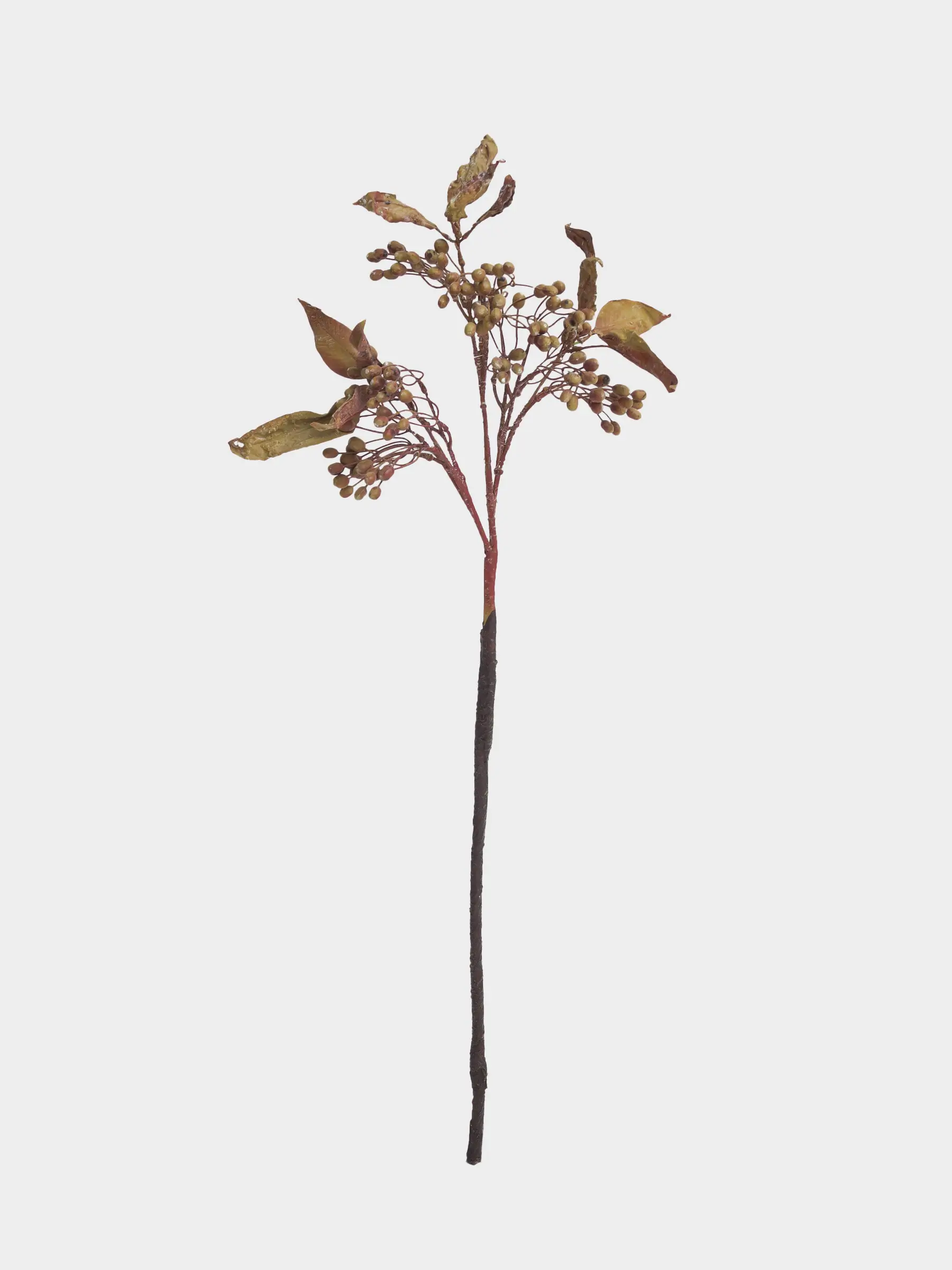 Ветка декоративная, 94 см, полиэтилен/бумага, Осенние ягоды, Colors autumn decor, image-0