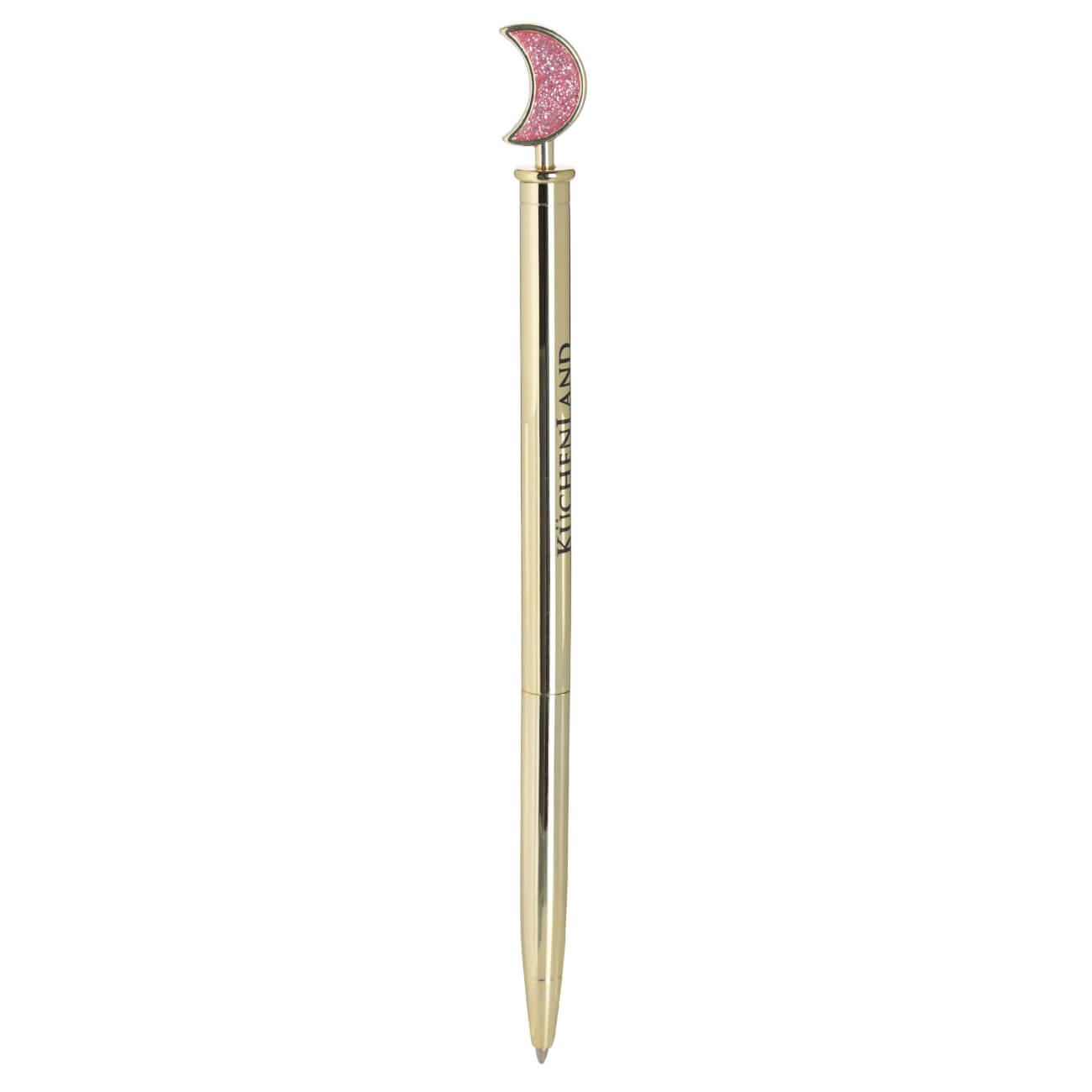 Ручка шариковая, 15 см, с фигуркой, металл, золотистая, Луна, Draw figure ручка подарочная шариковая поворотная в пластиковом футляре