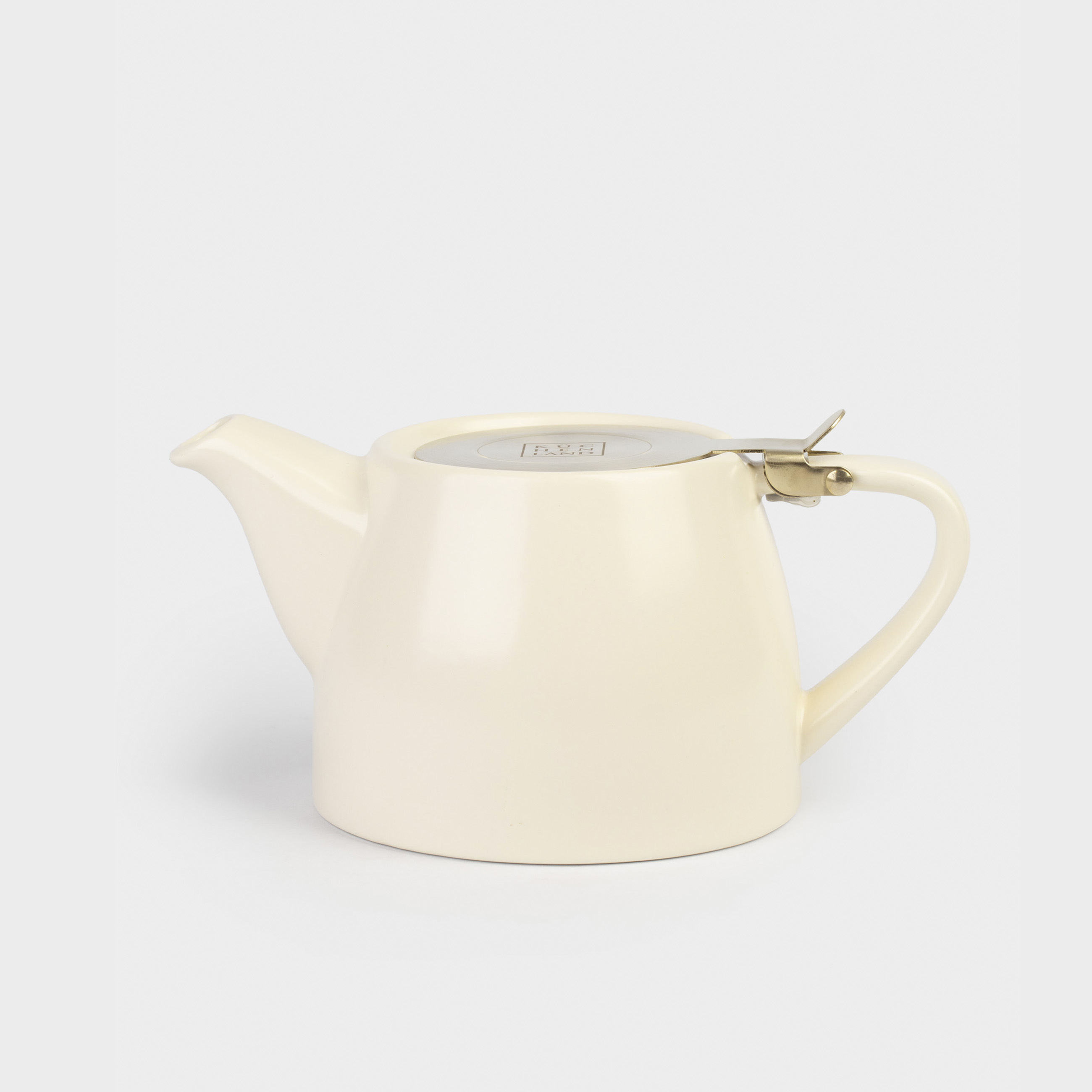 Чайник заварочный 500 мл керамикасталь молочно-золотистый Kettle ceramo 2490₽