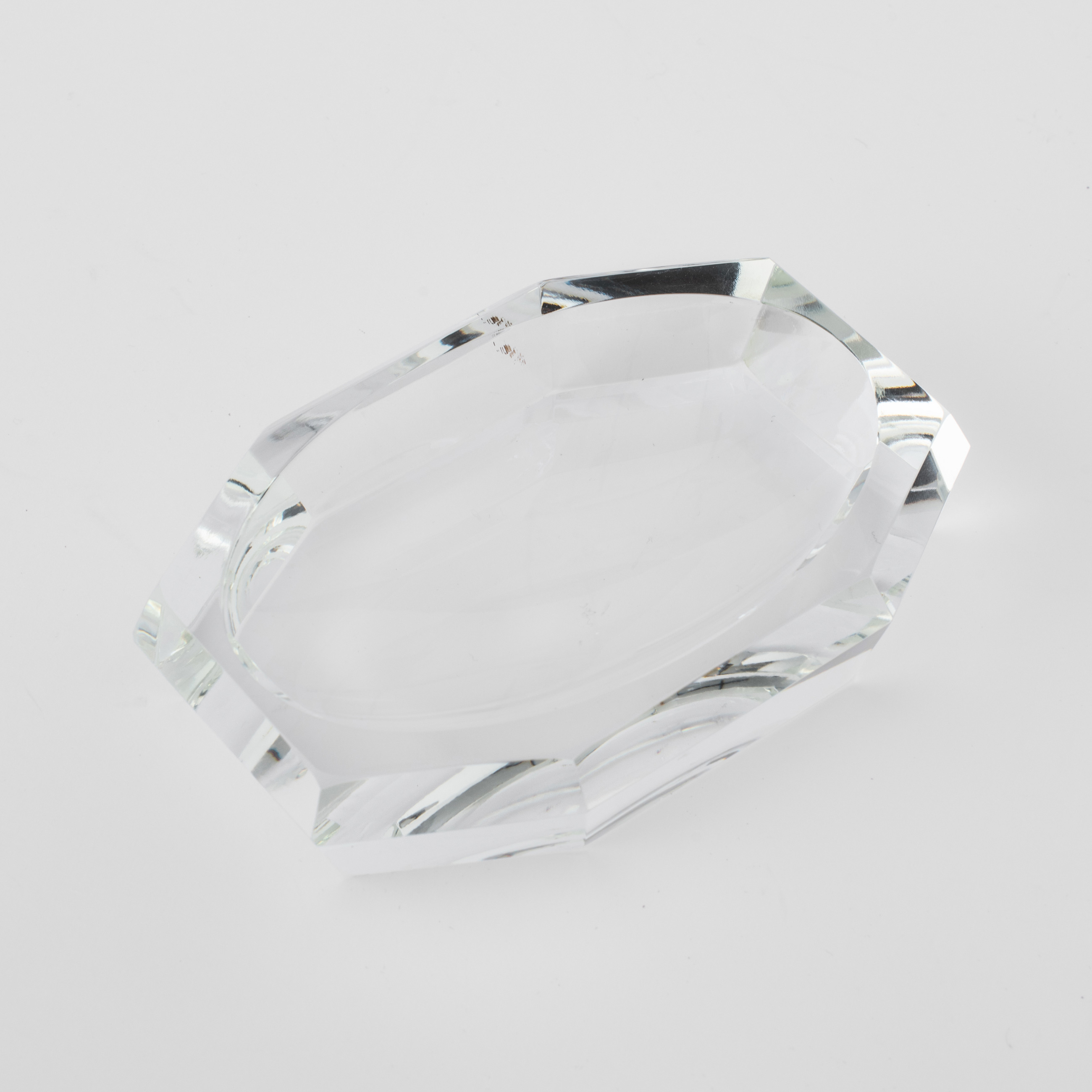 Мыльница, 12х8 см, стекло, овальная, Lux crystal изображение № 4