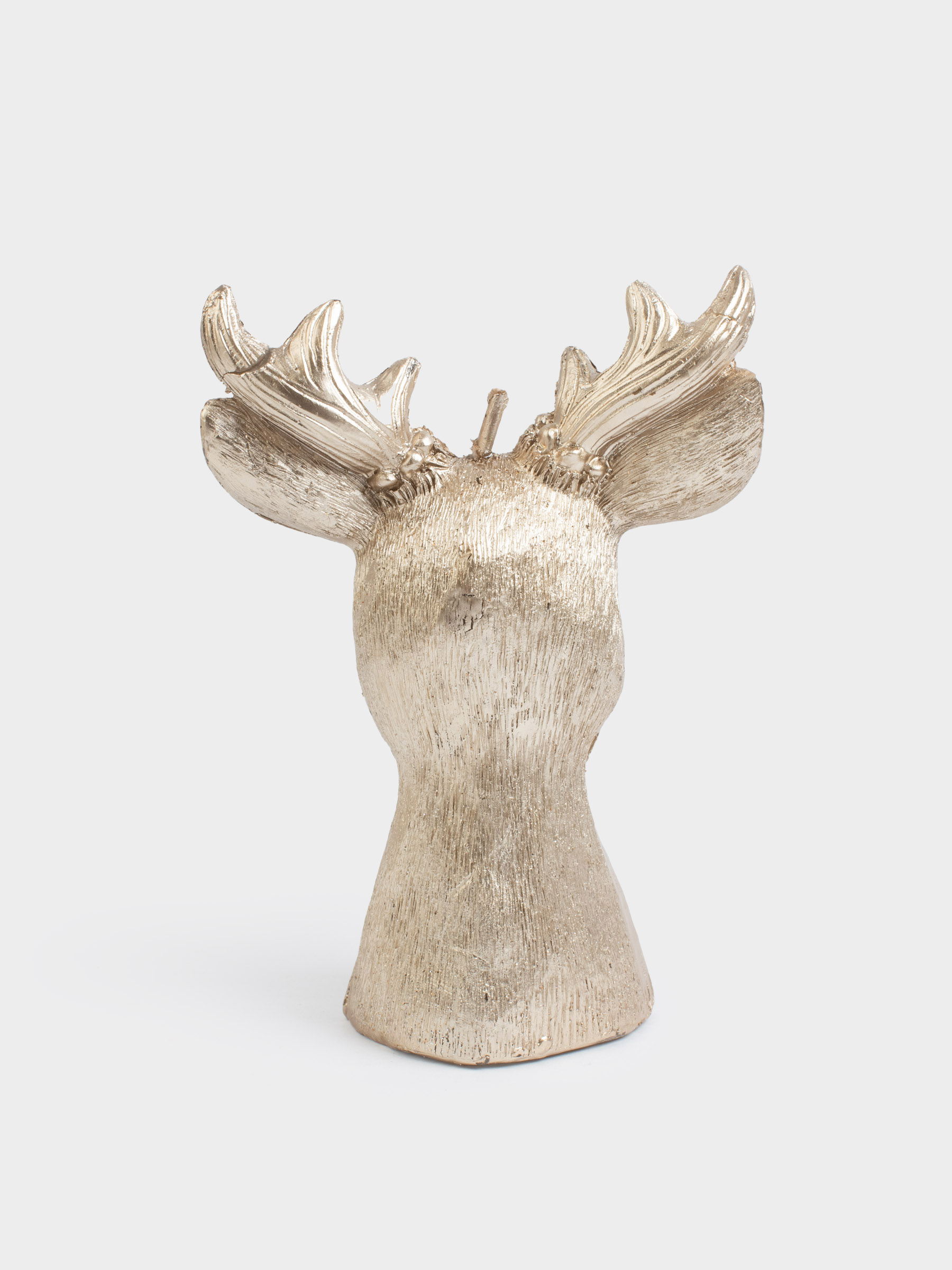 Свеча, 9х12 см, золотистая, Олень, Deer candle, image-3