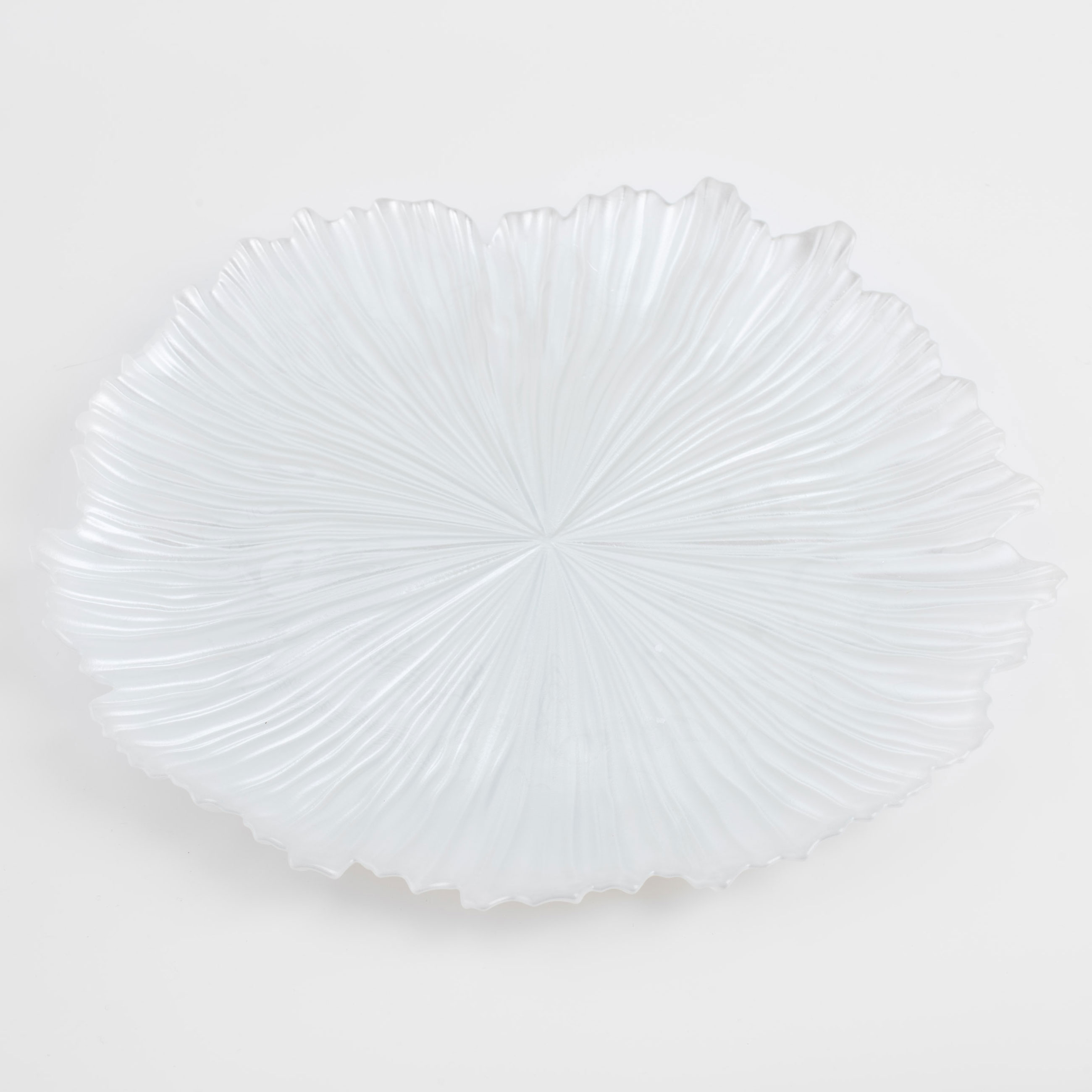 Тарелка закусочная, 21 см, стекло Р, белая, Verge изображение № 2