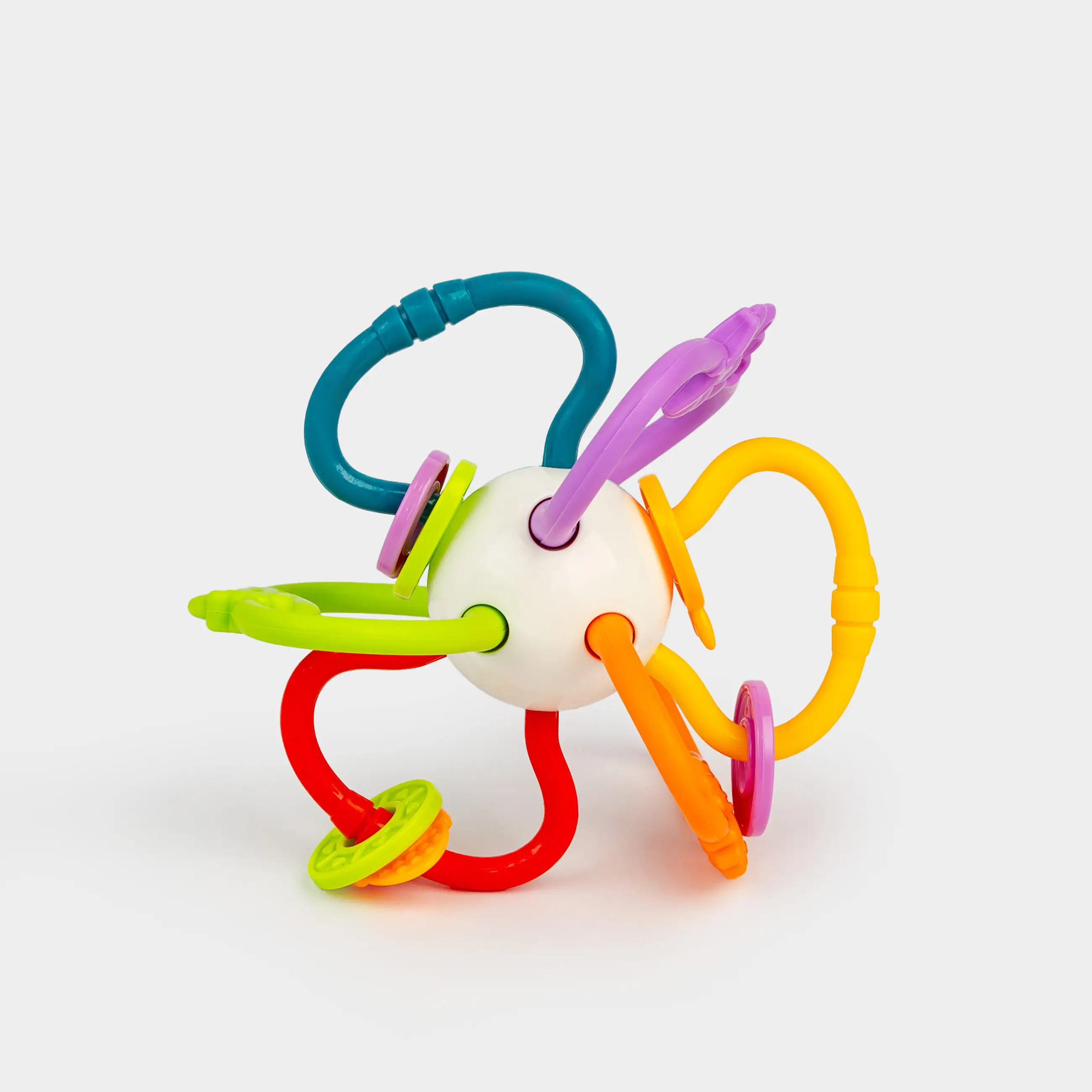 Игрушка-прорезыватель, 11х10 см, силикон/пластик, Kiddy