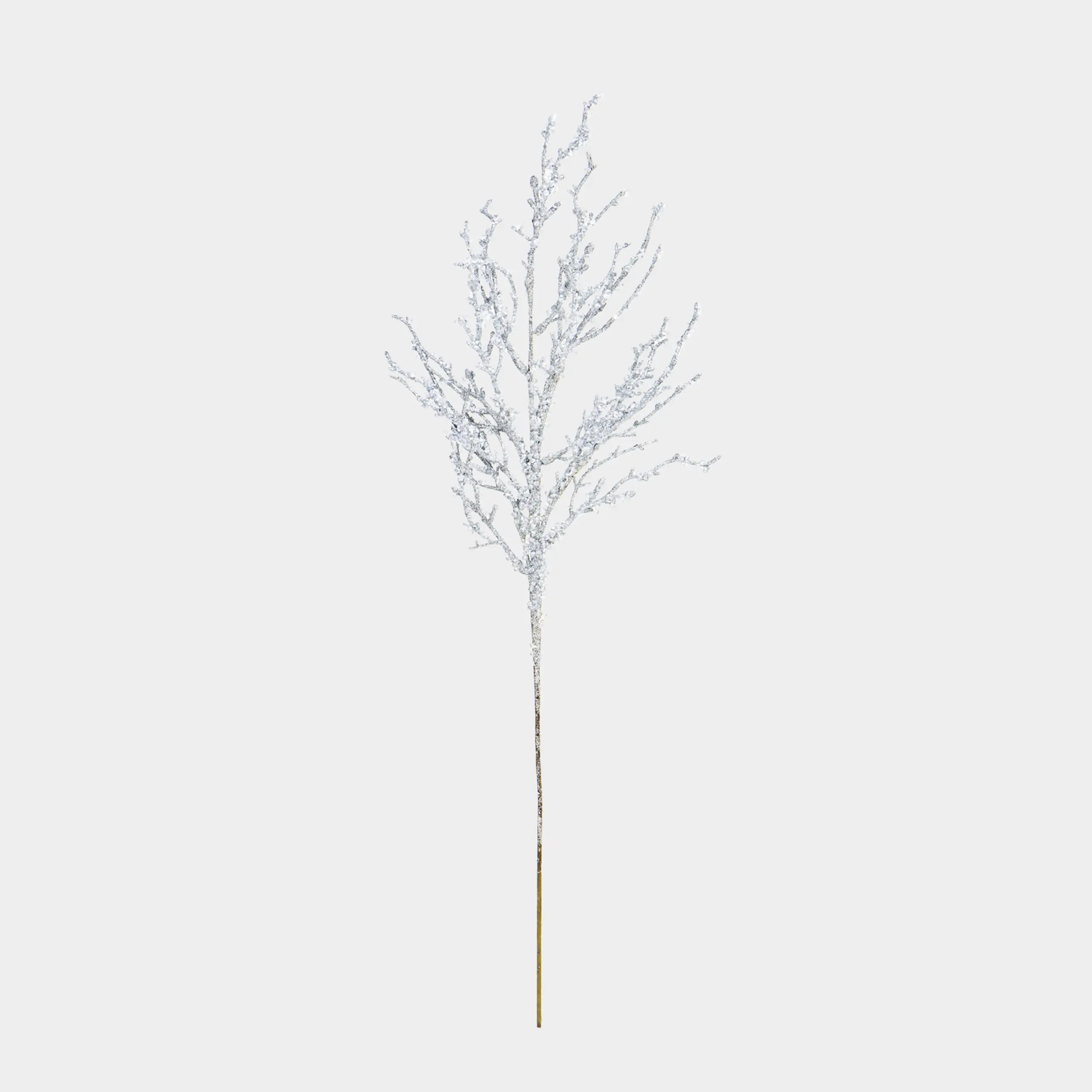 Ветка декоративная, 55 см, акрил/пластик, Морозная ветка, Crystal decor