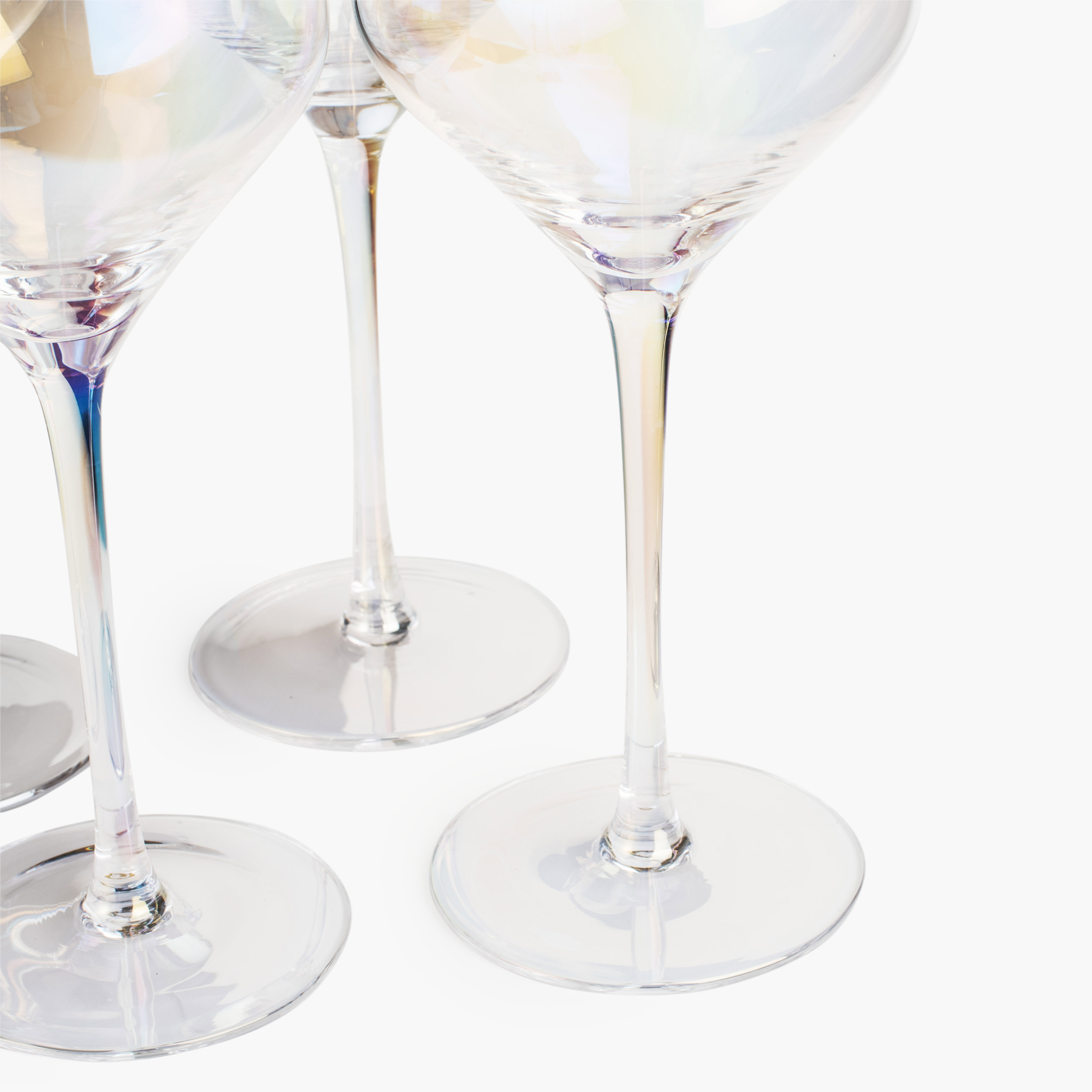 Бокал для белого вина, 460 мл, 4 шт, стекло, перламутр, Charm L polar изображение № 3