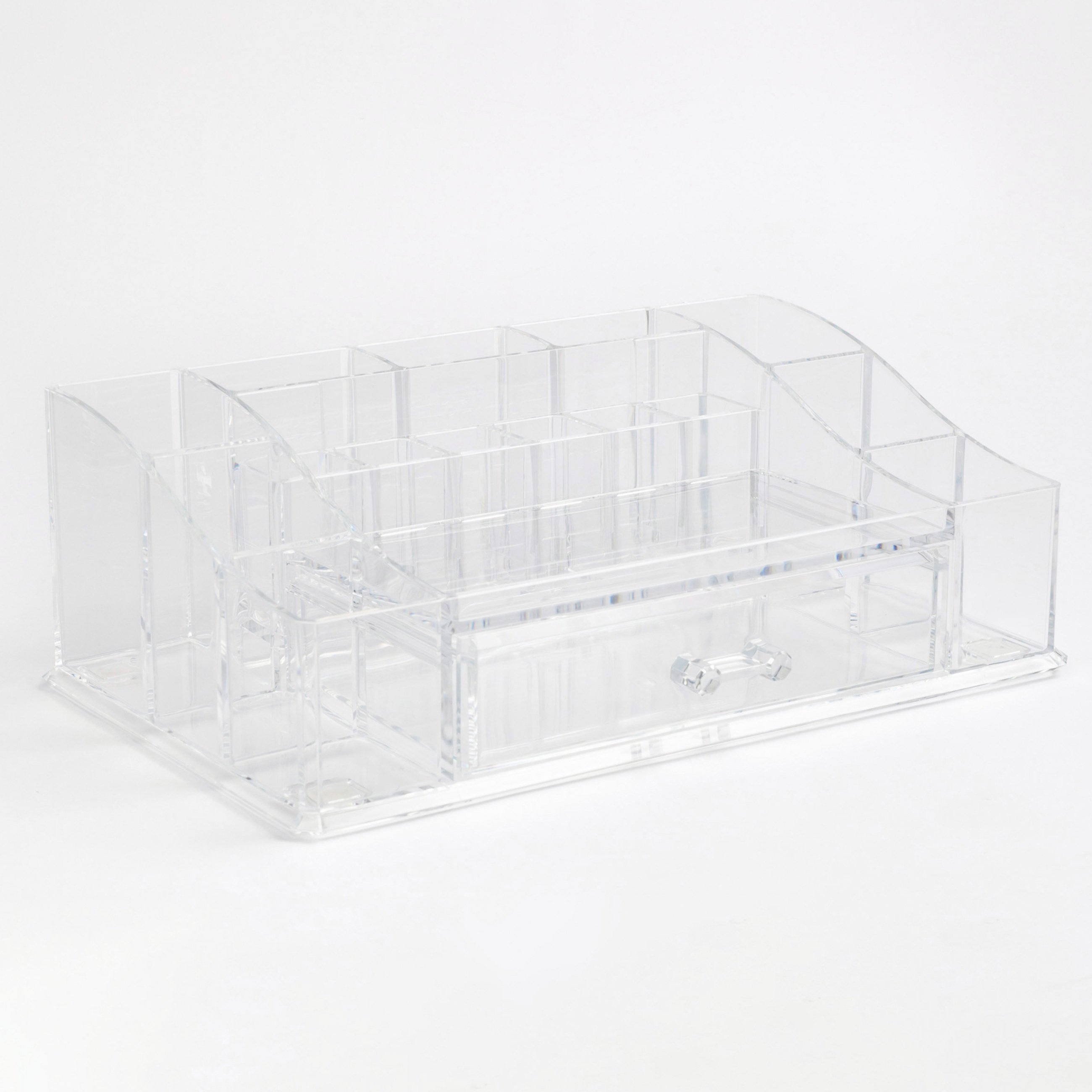 Органайзер для косметики 28х9 см 16 отд с ящиком пластик Basic 1890₽