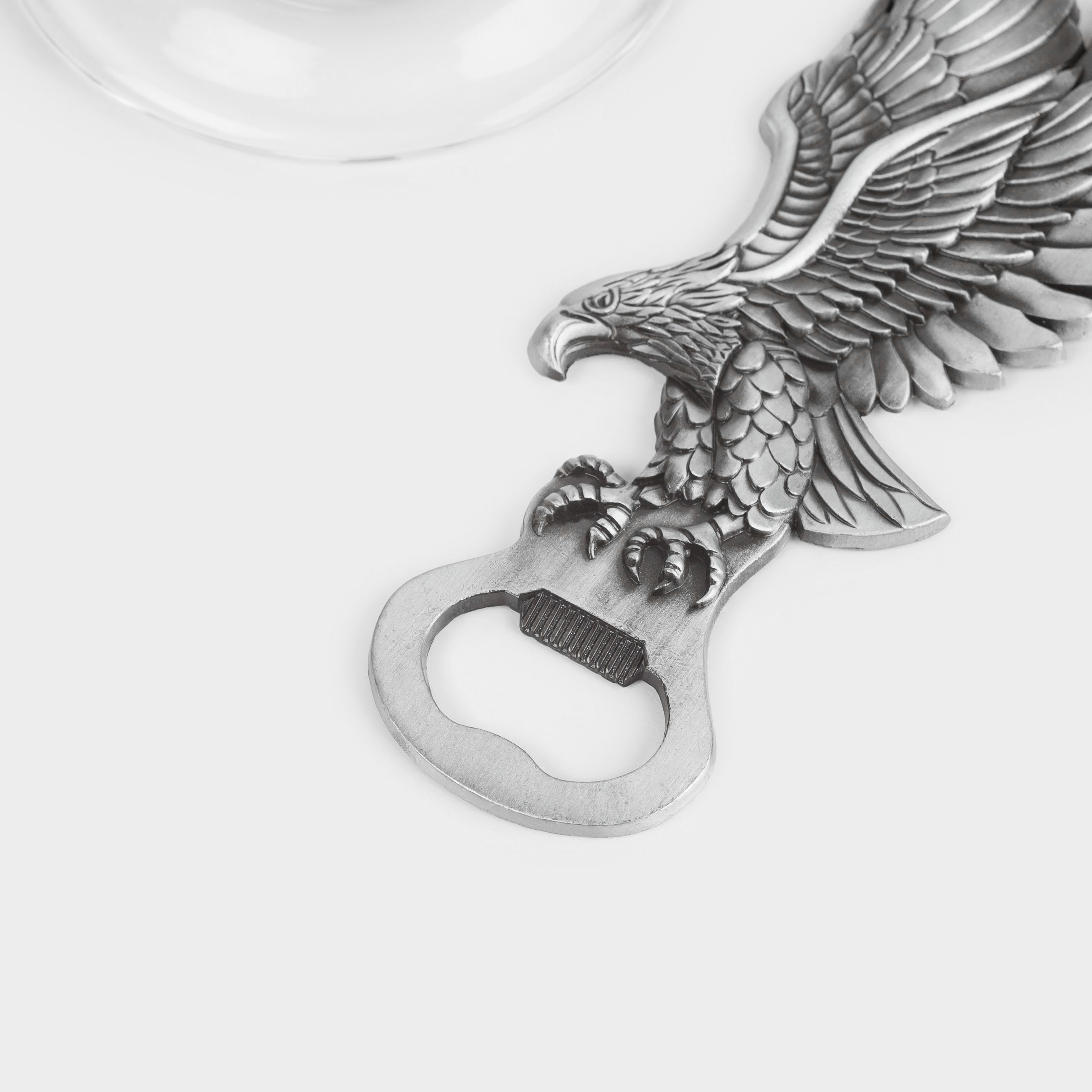 Набор для пива, 1 перс, 2 пр, с открывалкой, стекло/металл, Орел, Eagle, image-6