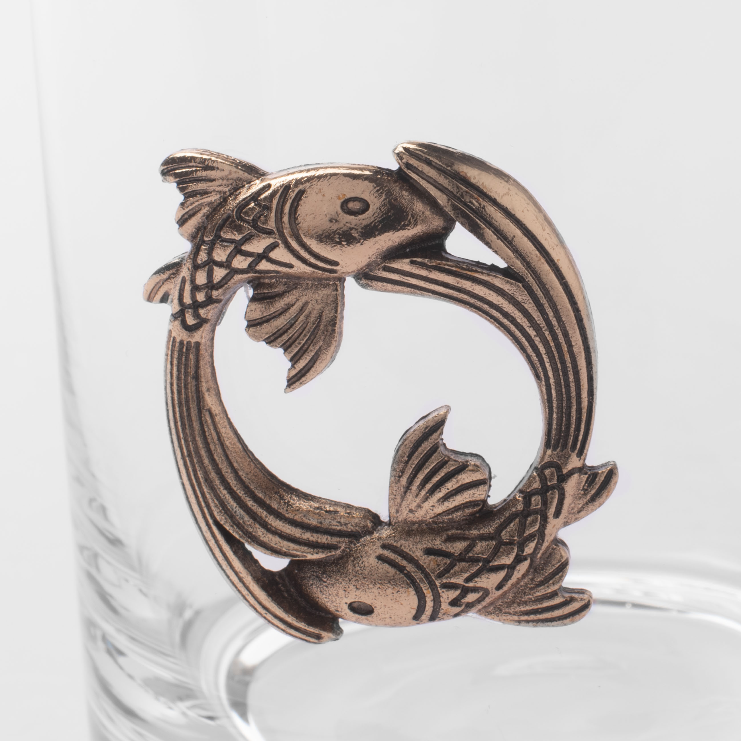 Стакан для виски, 340 мл, стекло/металл, золотистый, Рыбы, Zodiac изображение № 4