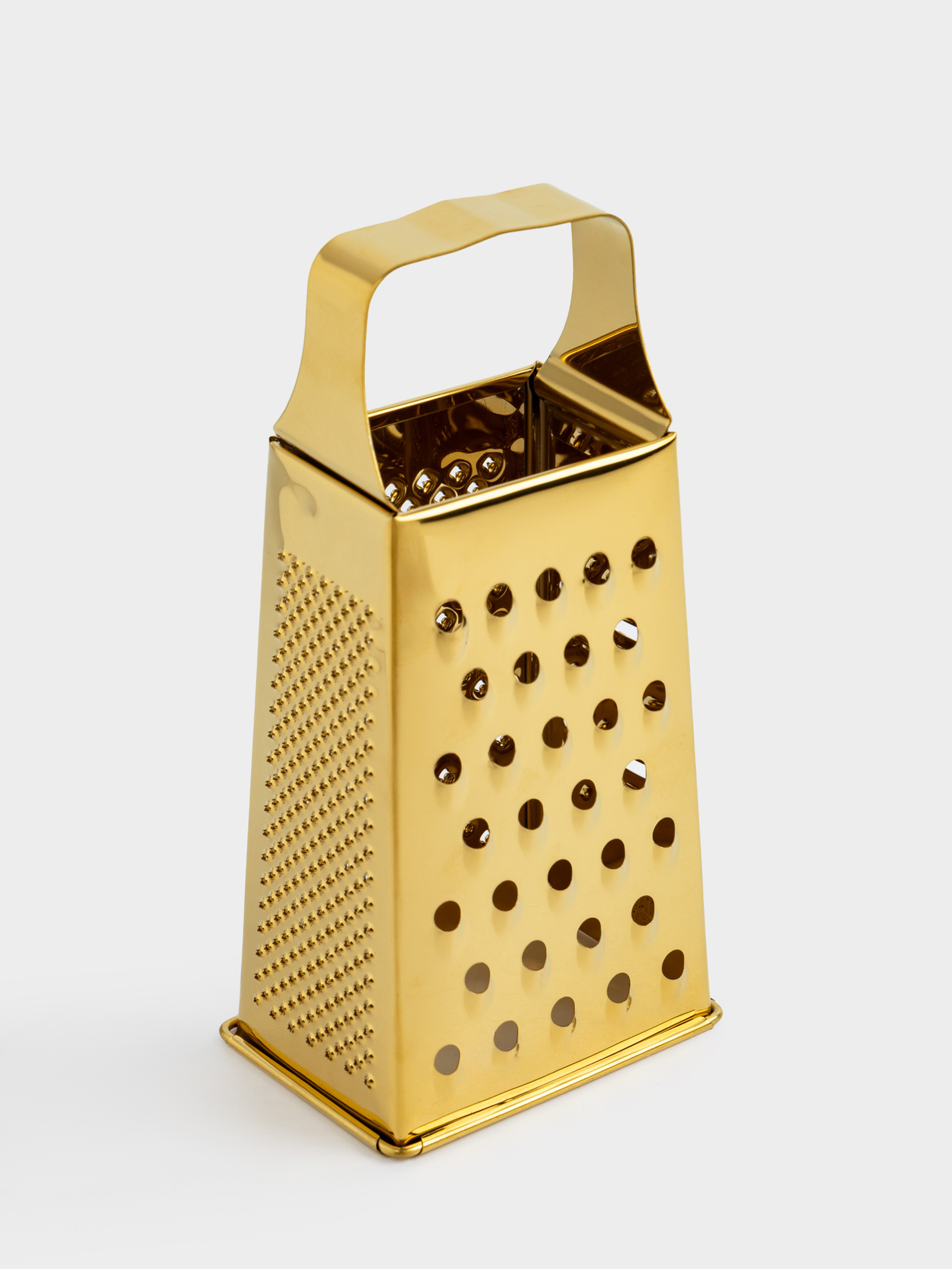Терка, 18 см, четырехгранная, сталь, золотистая, Classic gold, image-3