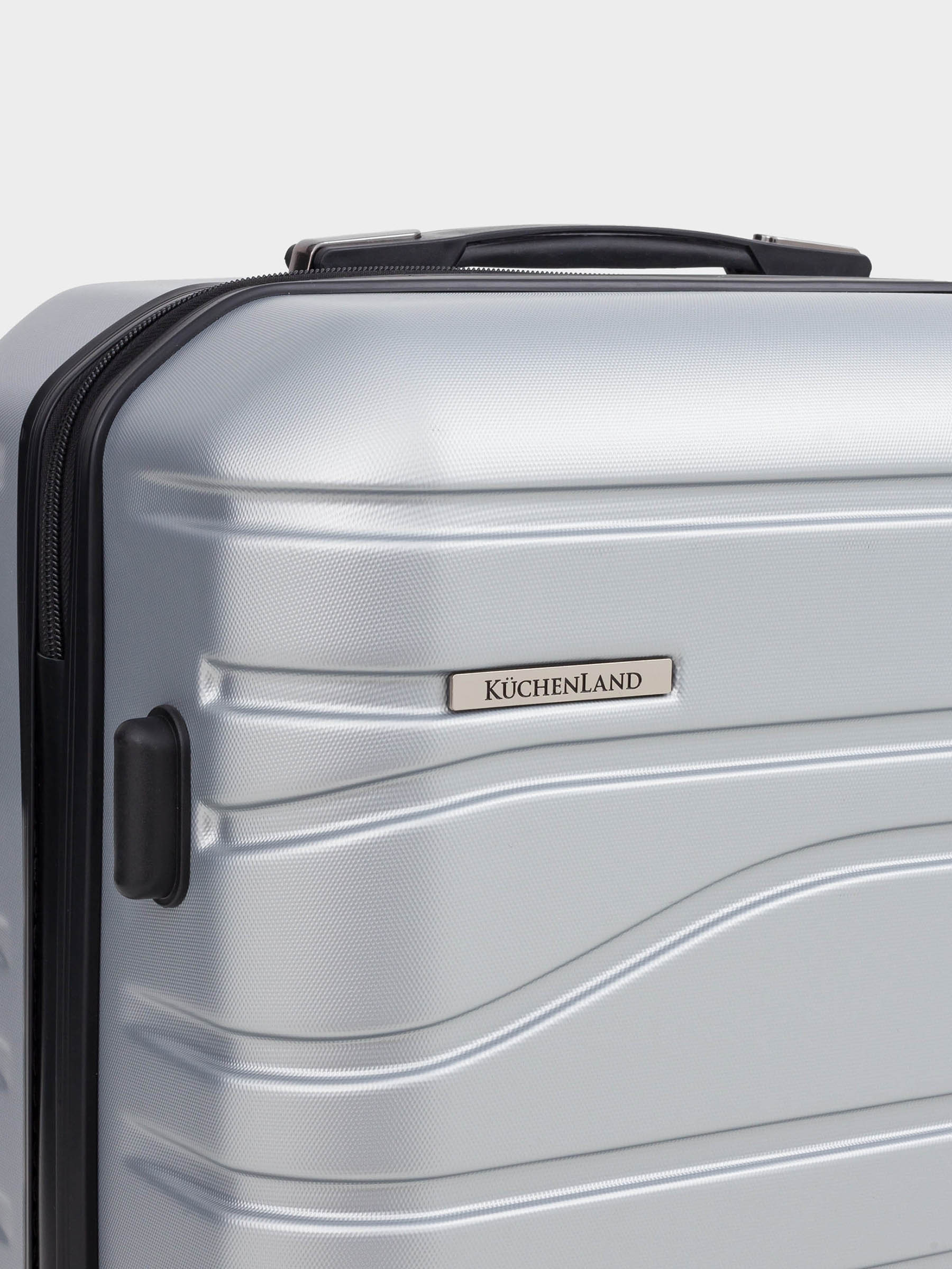 Чемодан M, 45х25х67 см, 3,4 кг, с замком, пластик, графитовый, Travel comfort, image-7