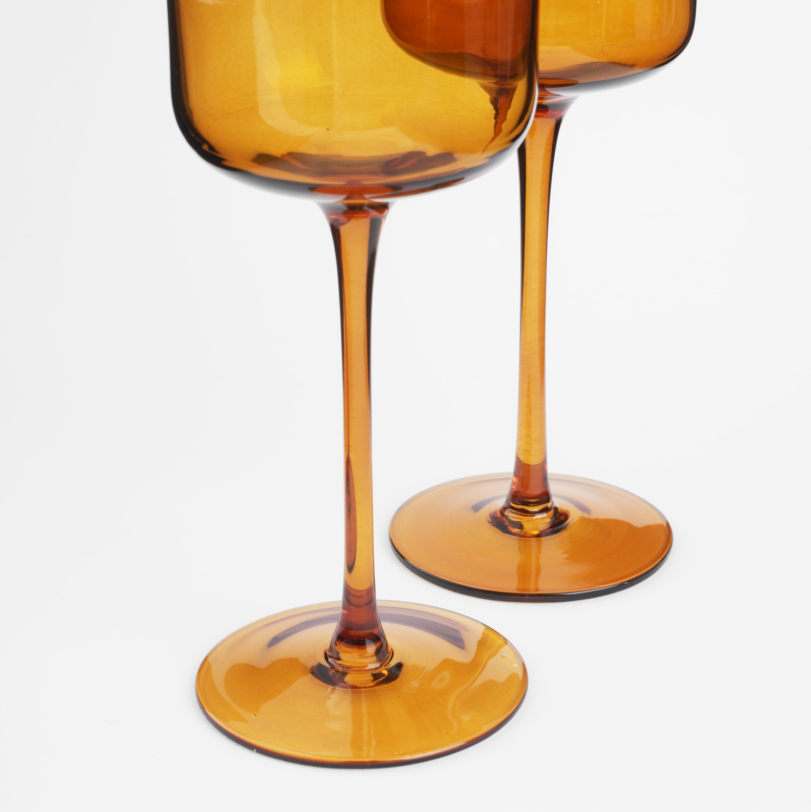 Бокал для вина, 360 мл, 2 шт, стекло, янтарный, Clear color изображение № 4