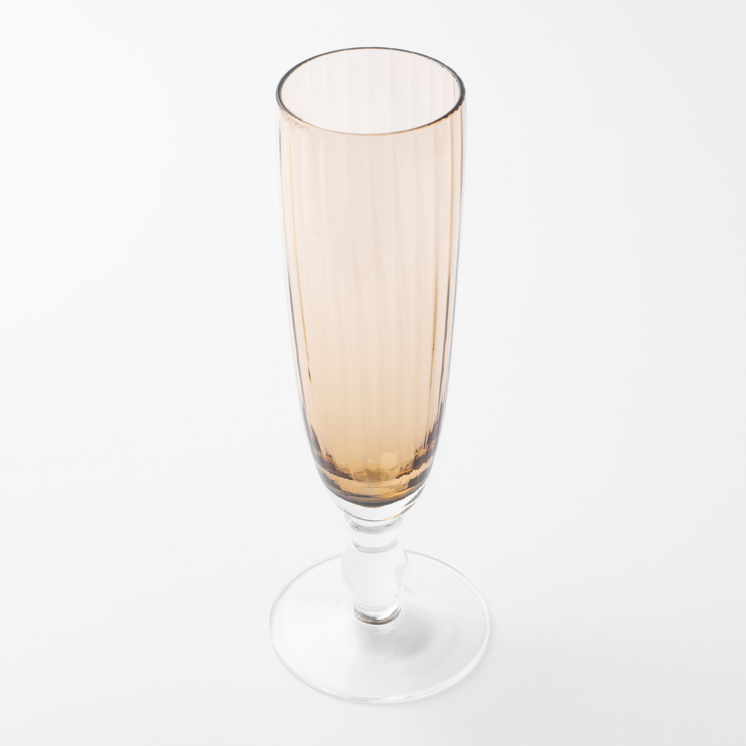 Бокал-кубок для шампанского, 210 мл, стекло, янтарный, Caserta изображение № 2