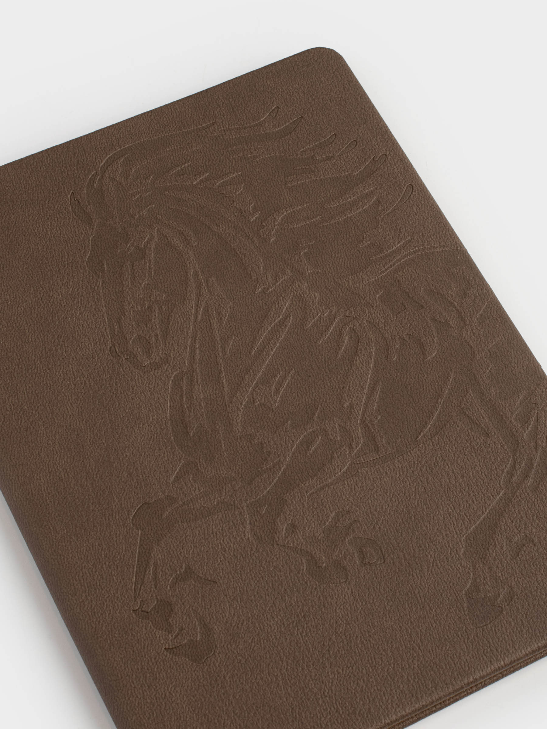 Блокнот для записей, 15х20 см, 80 л, с ручкой, полиуретан, коричневый, Лошадь, B&G, image-5