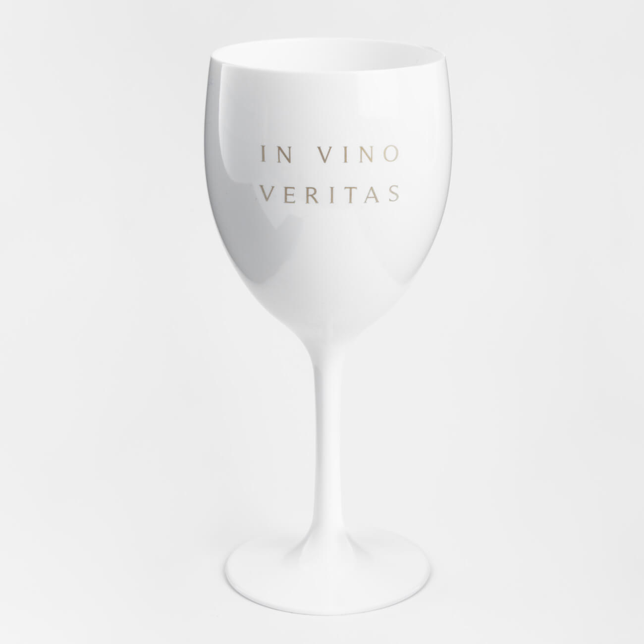 Бокал для вина, 340 мл, пластик, белый, Course заглушка arh bent w11 с отверстием arlight пластик
