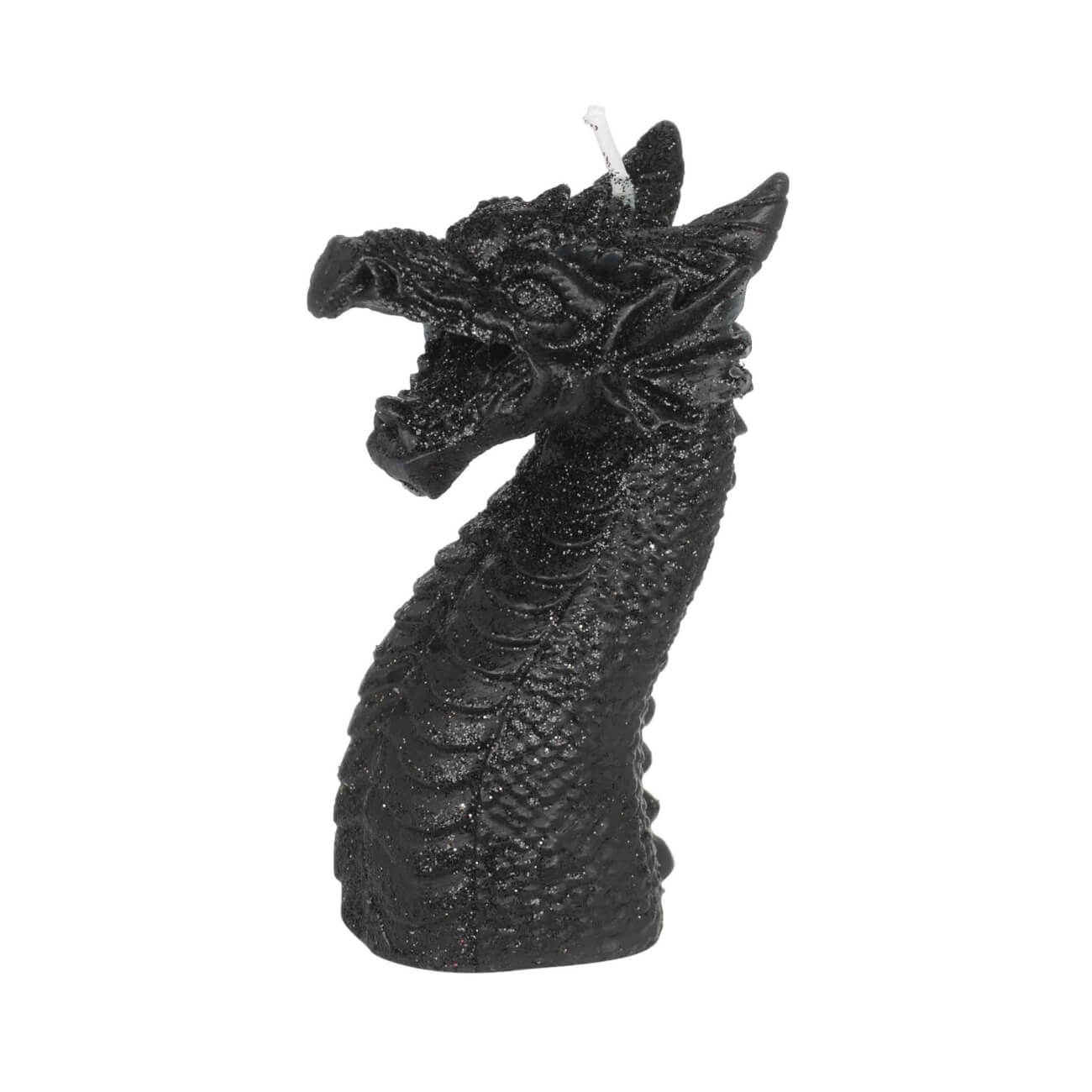 Свеча, 10 см, черная, Дракон, Dragon arrax свеча в торт на шпажке воздушный шарик звезда цифра 3 5 5 см черная с золотом