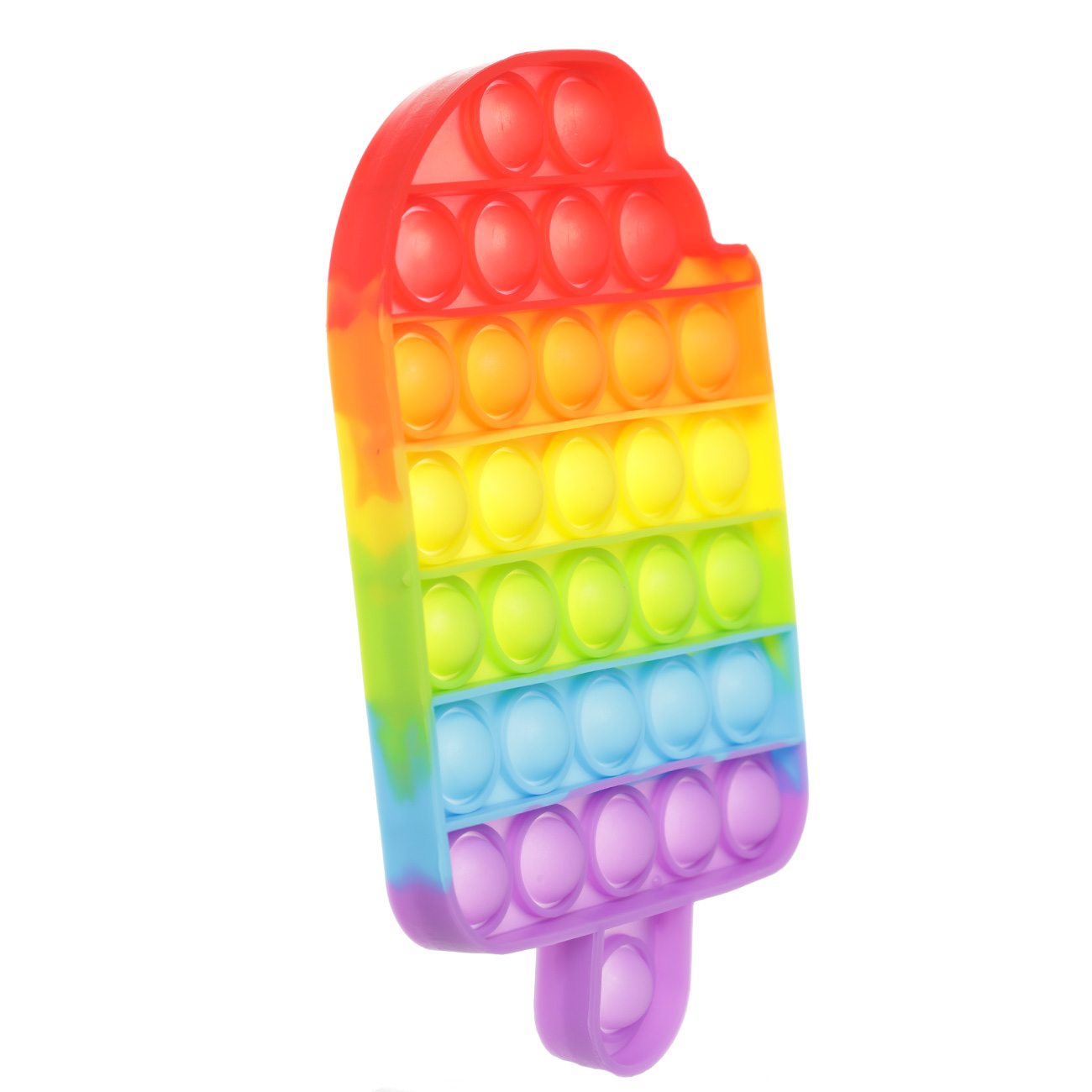 Игрушка-антистресс Pop-it, 18х10 см, силикон, цветная, Мороженое, Pop-it изображение № 2
