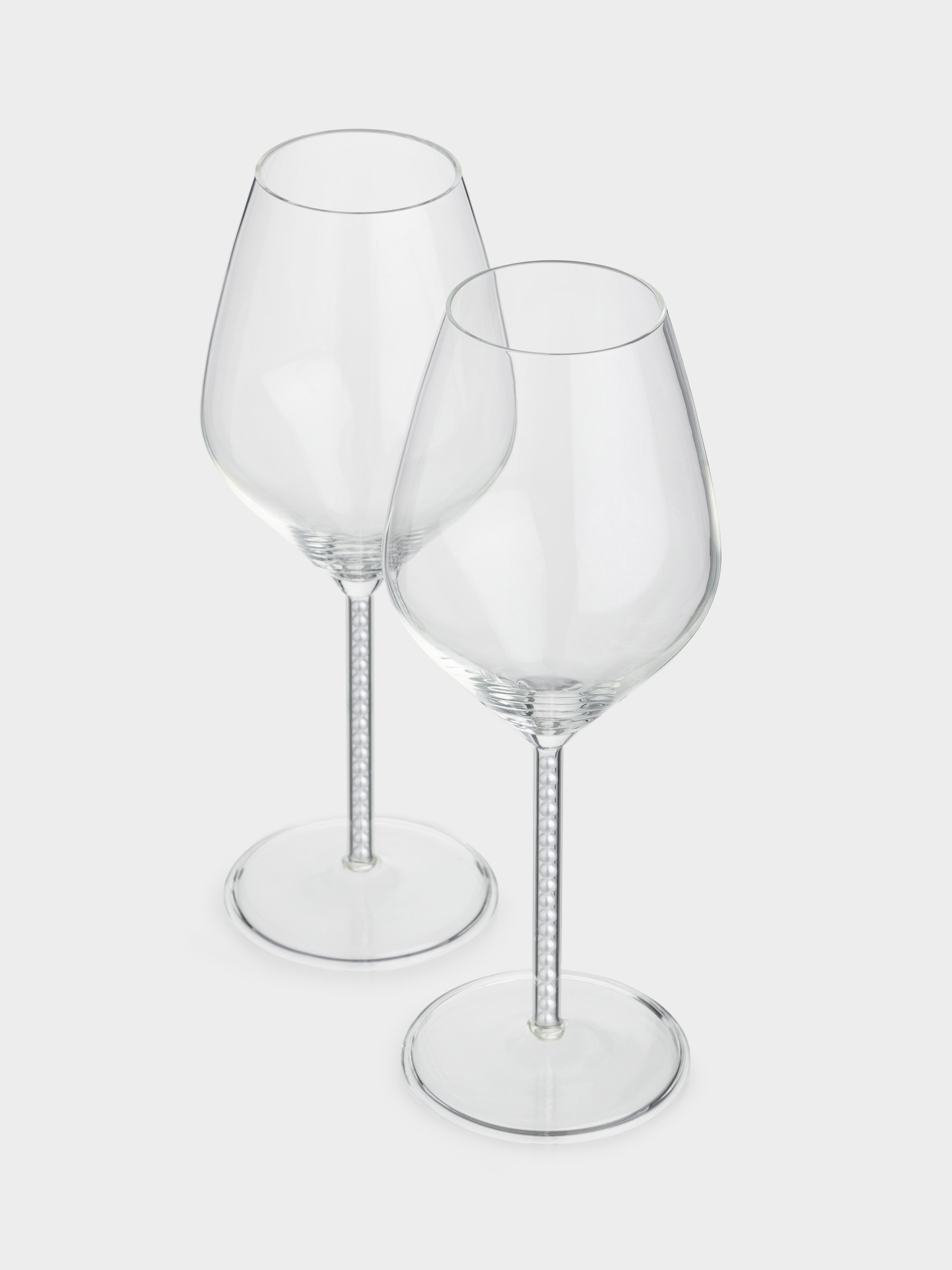 Бокал для вина, 450 мл, 2 шт, с жемчужинами, стекло/пластик, Crystal pearl, image-3