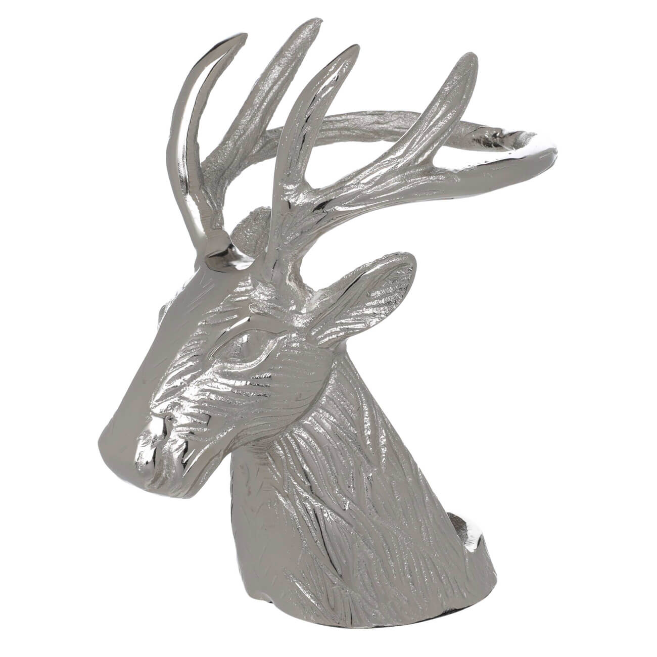 

Подставка для винной бутылки, 19 см, металл, серебристая, Олень, Arctic deer