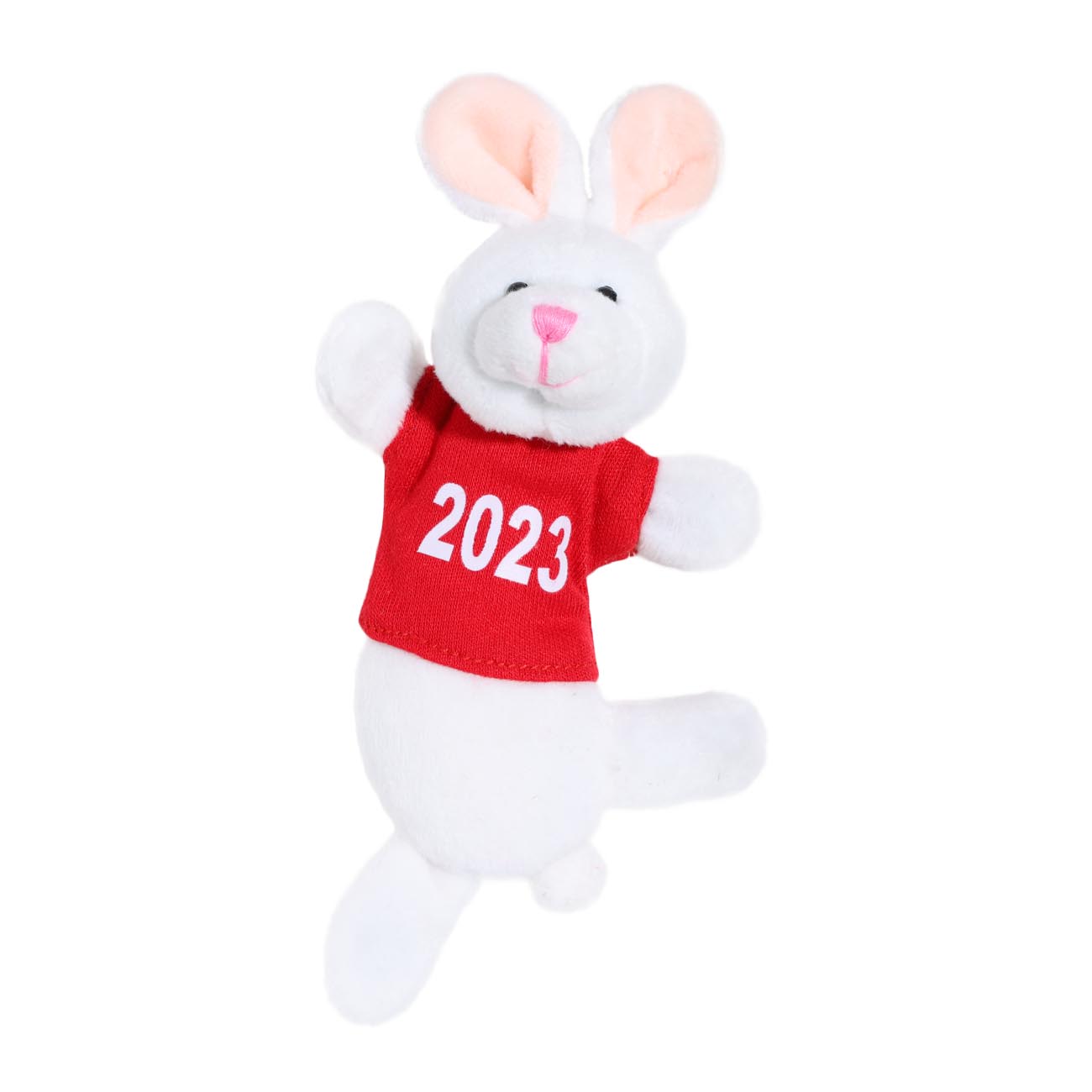 

Магнит, 12 см, полиэстер, белый, Заяц 2023, Rabbit