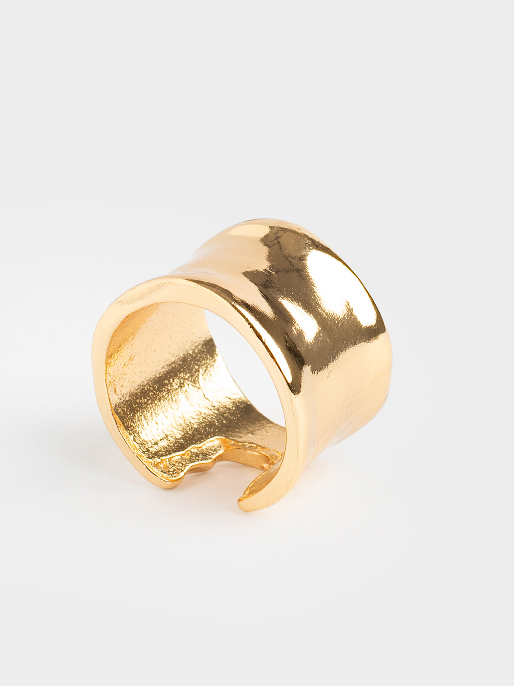 Кольцо, 2 см, единый размер, металл, золотистое, Jewelry, image-2