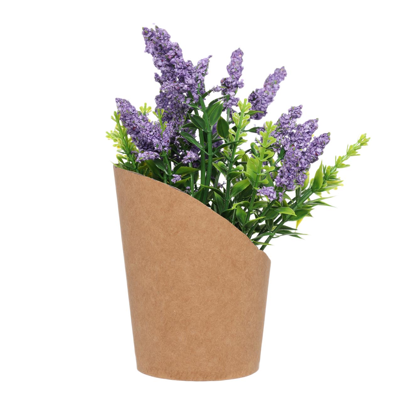 Растение искусственное, 16 см, в крафте, полиэстер/бумага, Лаванда, Lavender изображение № 2