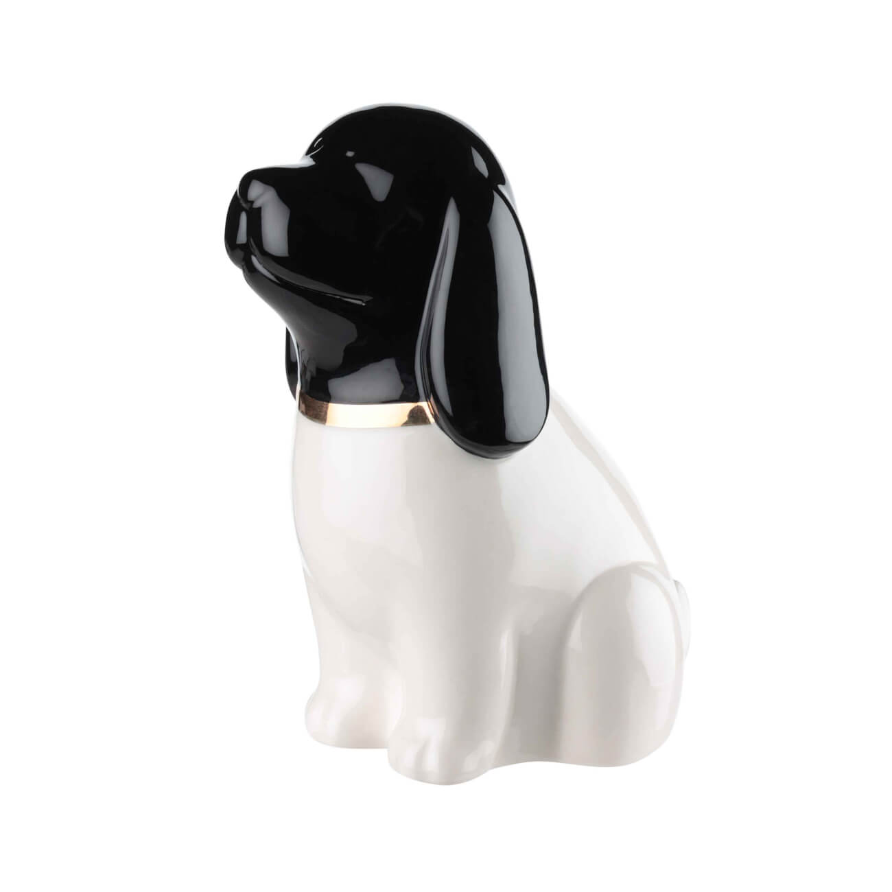 Статуэтка, 12 см, керамика, черно-белая, Собака, B&W статуэтка сималенд