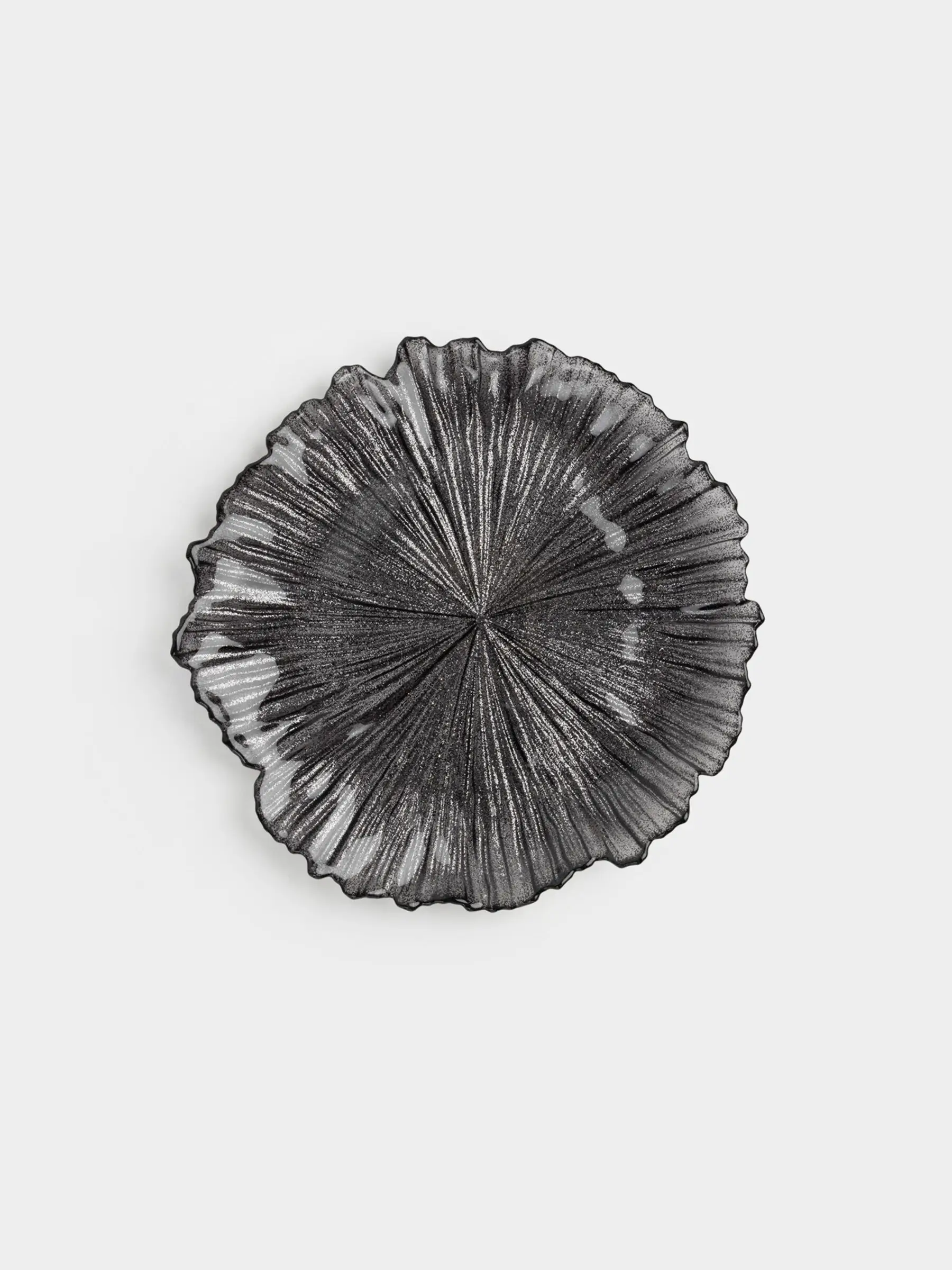 Тарелка закусочная, 21 см, стекло Р, серая, Verge, image-0