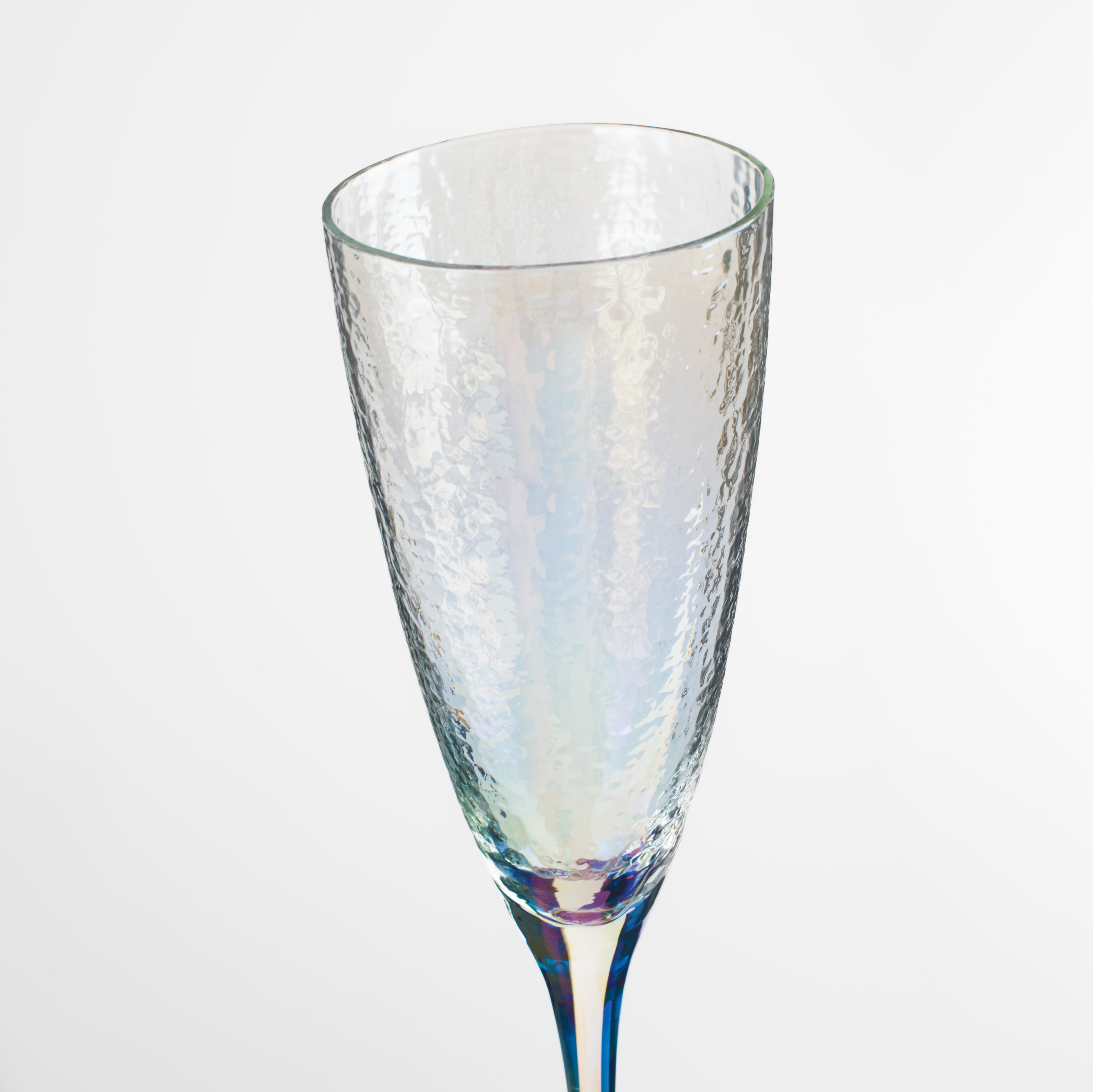 Бокал для шампанского, 275 мл, 2 шт, стекло, перламутр, Ripply polar изображение № 5