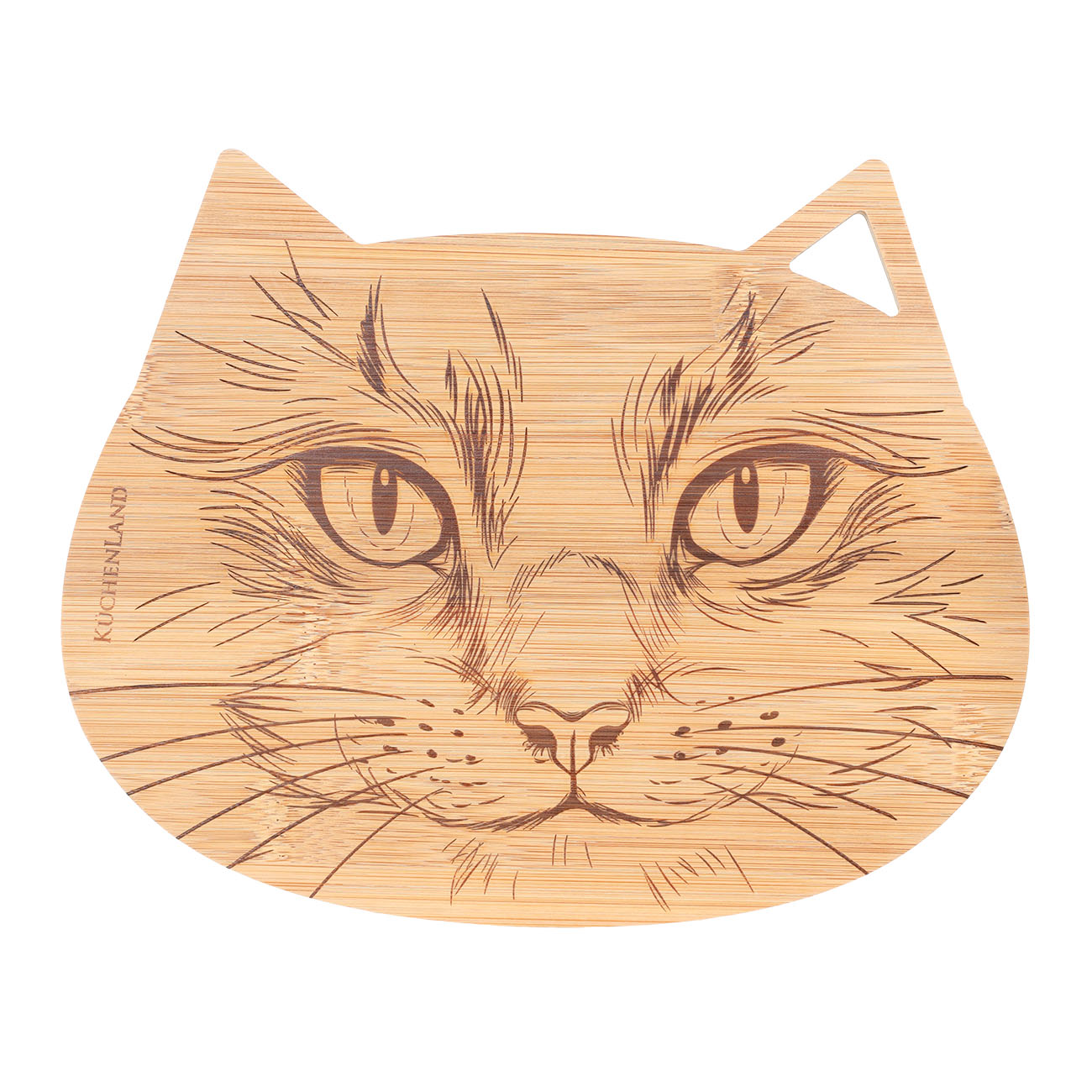 

Доска разделочная, 25x20 см, бамбук, Портрет кота, Cat