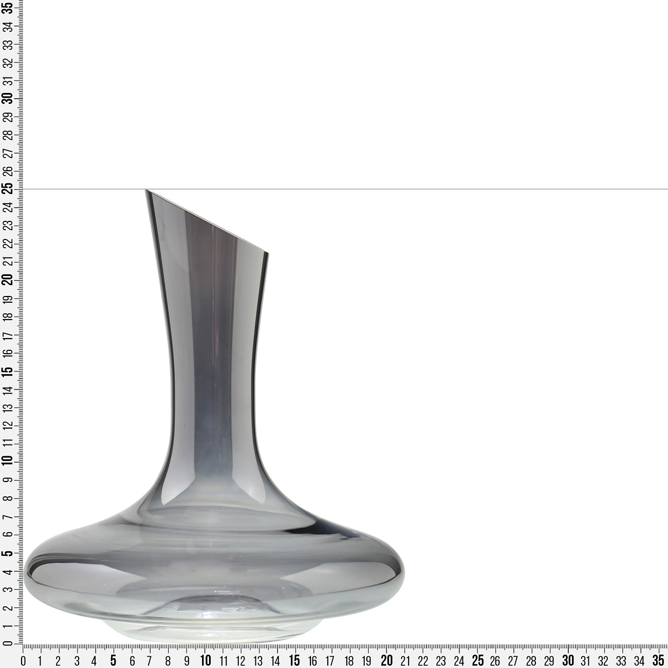 Декантер, 1,5 л, стекло, серый, Charm L Color изображение № 2